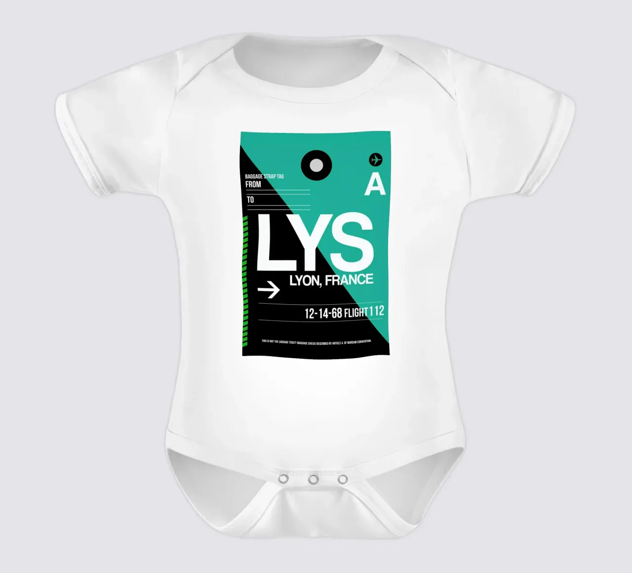 LYS - Lyon body neonato maniche corte da Naxart