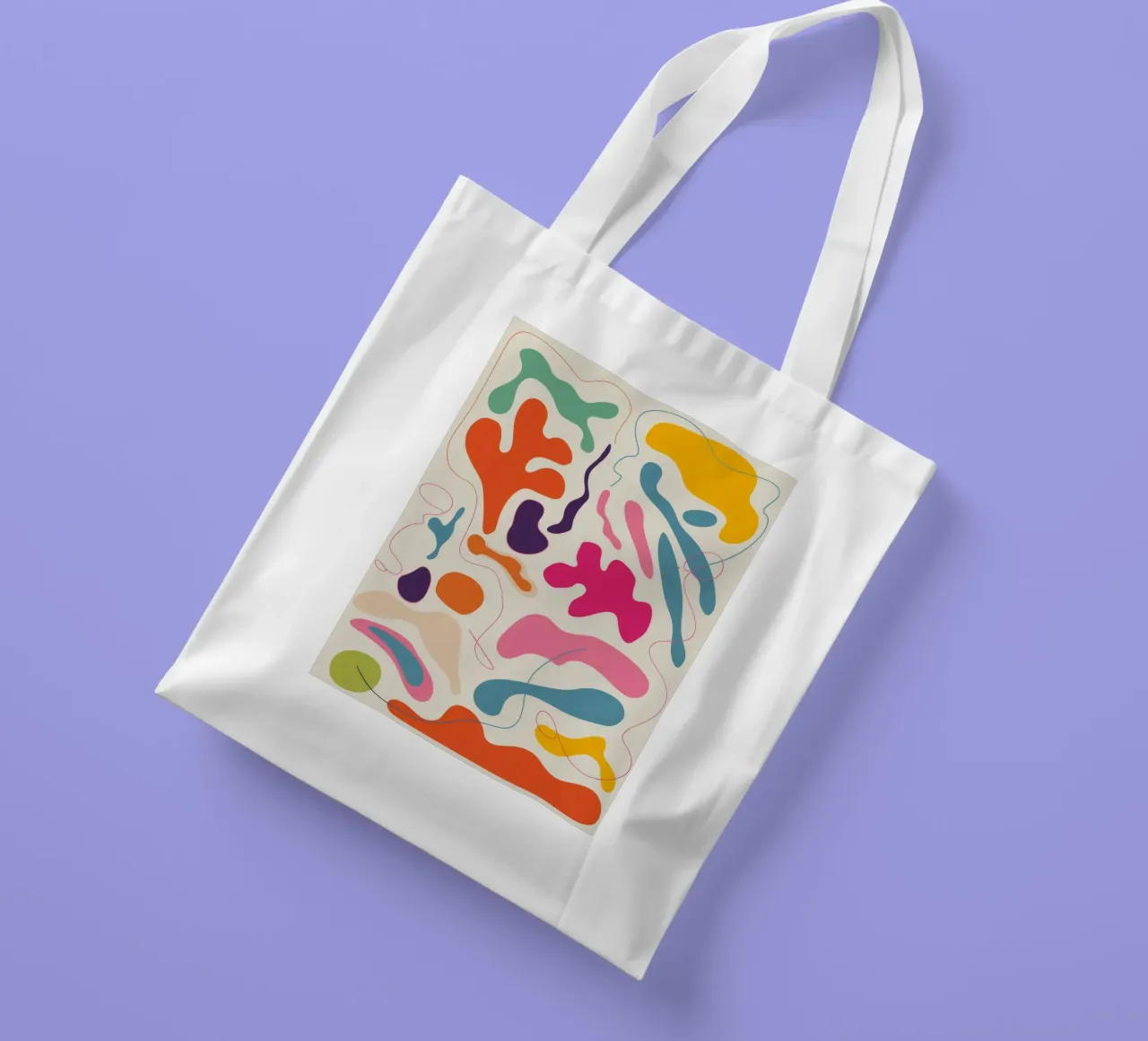 Organic Flow tote bag by Artie Shifa
