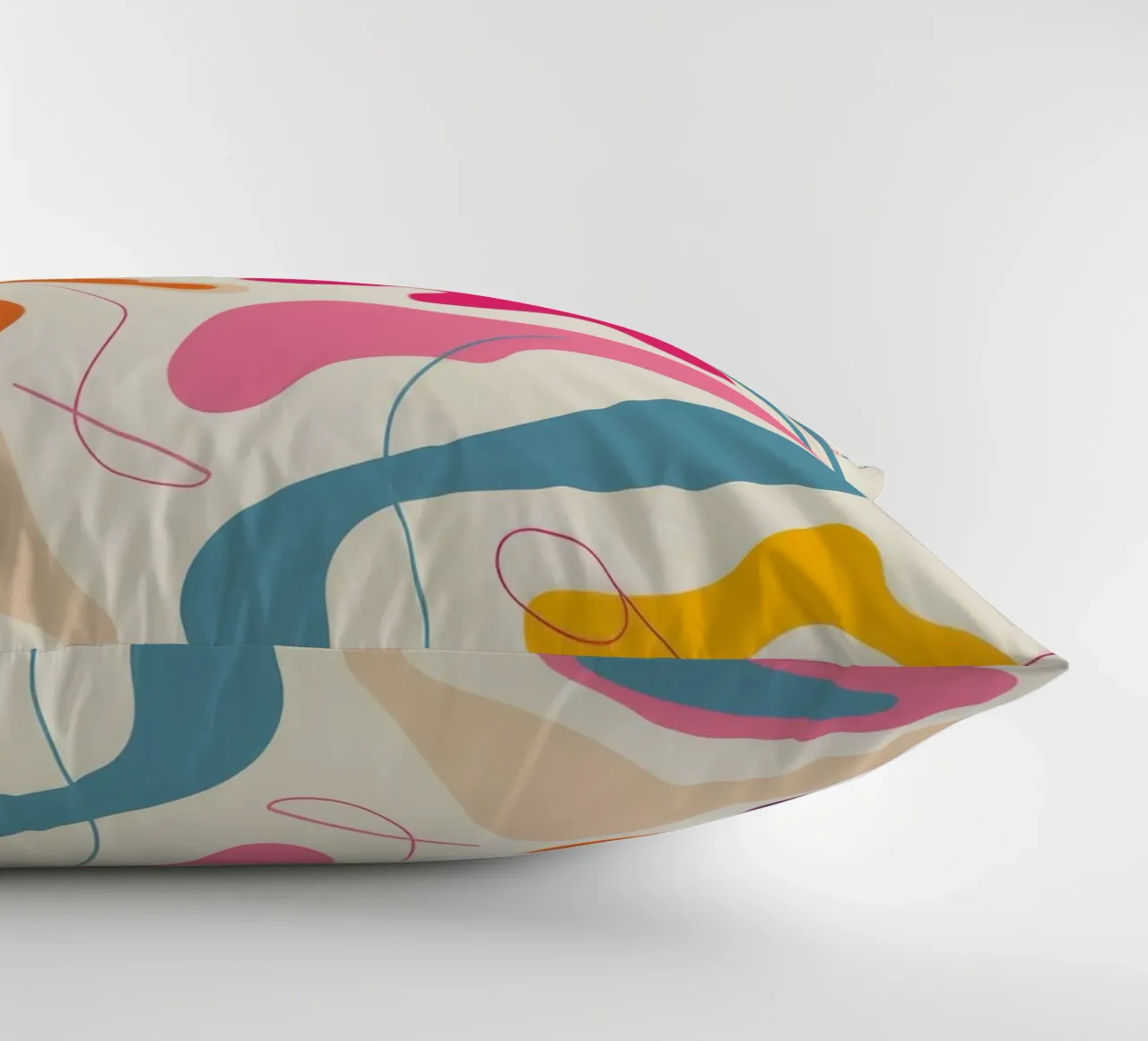 Organic Flow decorative cushion by Artie Shifa