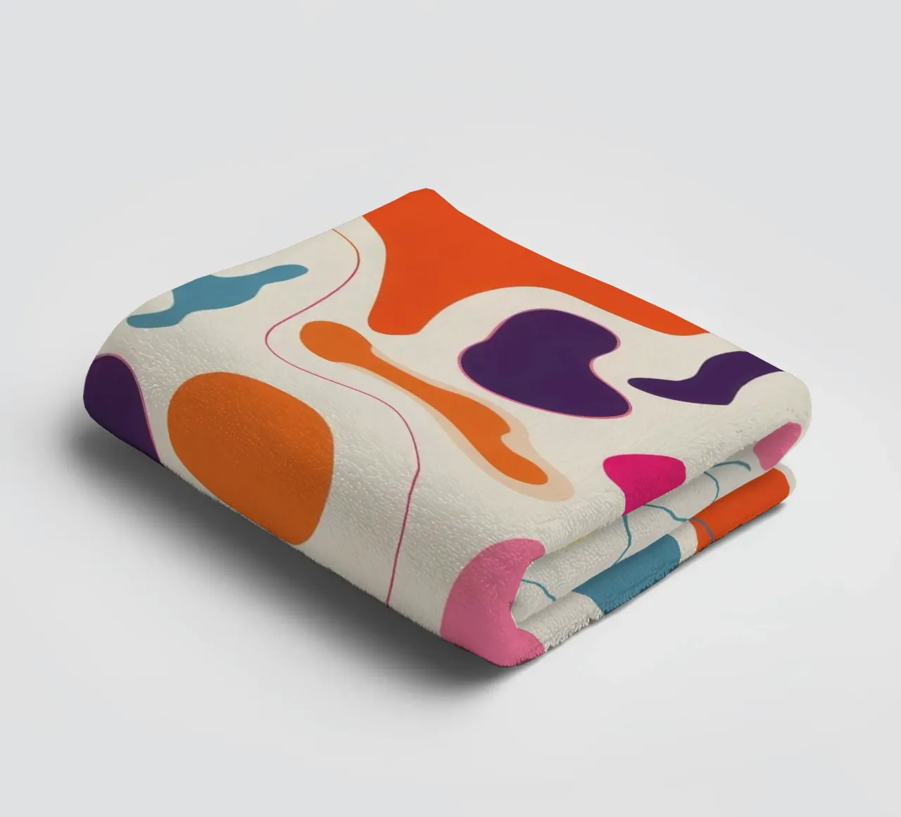 Organic Flow towel by Artie Shifa