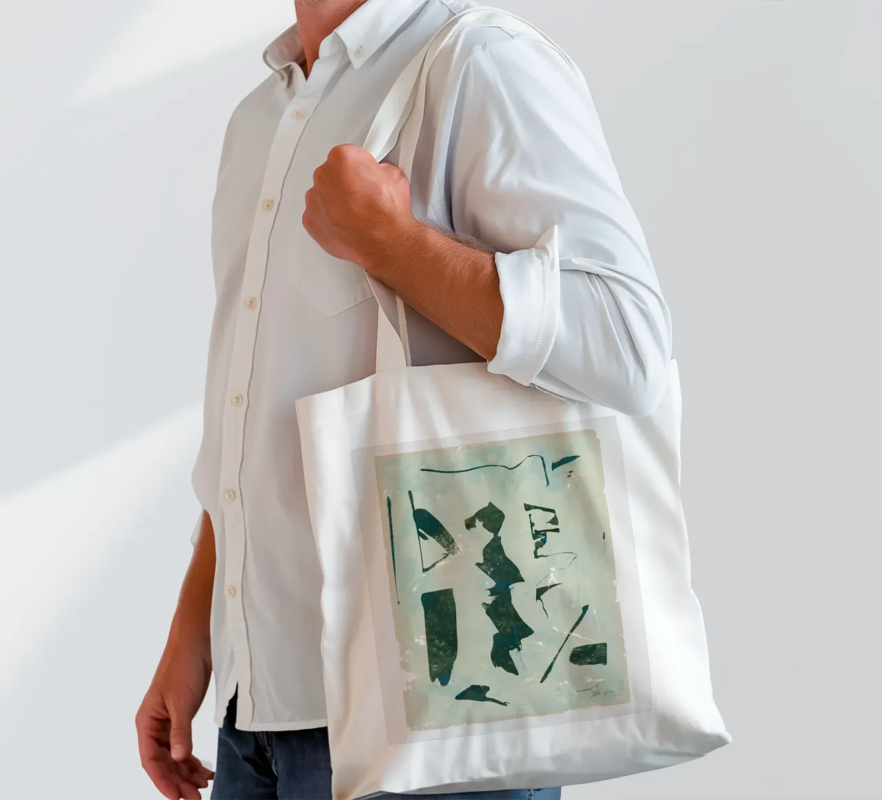 Léger Et Simple No 61 borsa in juta da treechild