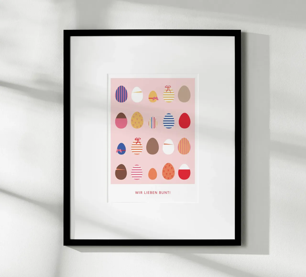 Uova di Pasqua - Ci piacciono colorate poster da janamossmann