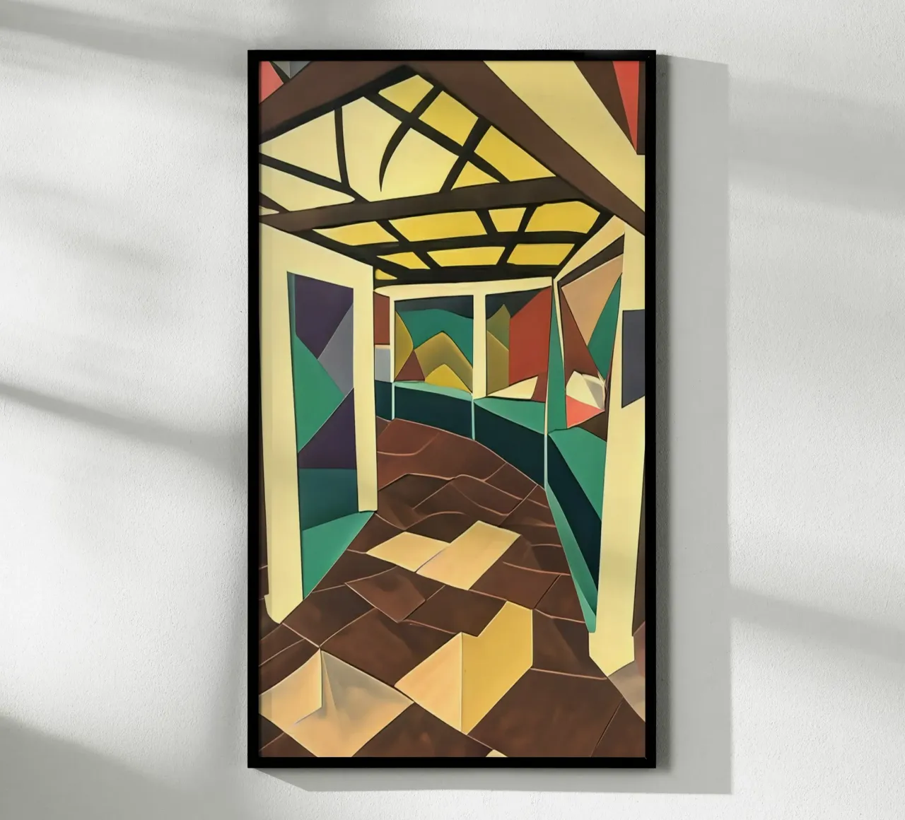 Giardino botanico_3 poster con telaio in plastica da Abstract Art by LK