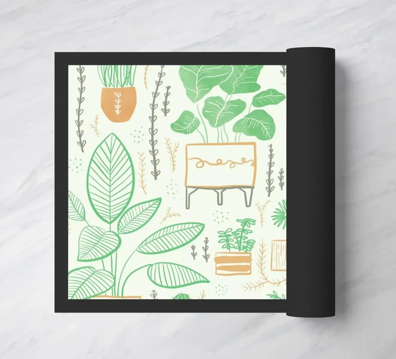 Plants doormat by Moira Scicluna Zahra