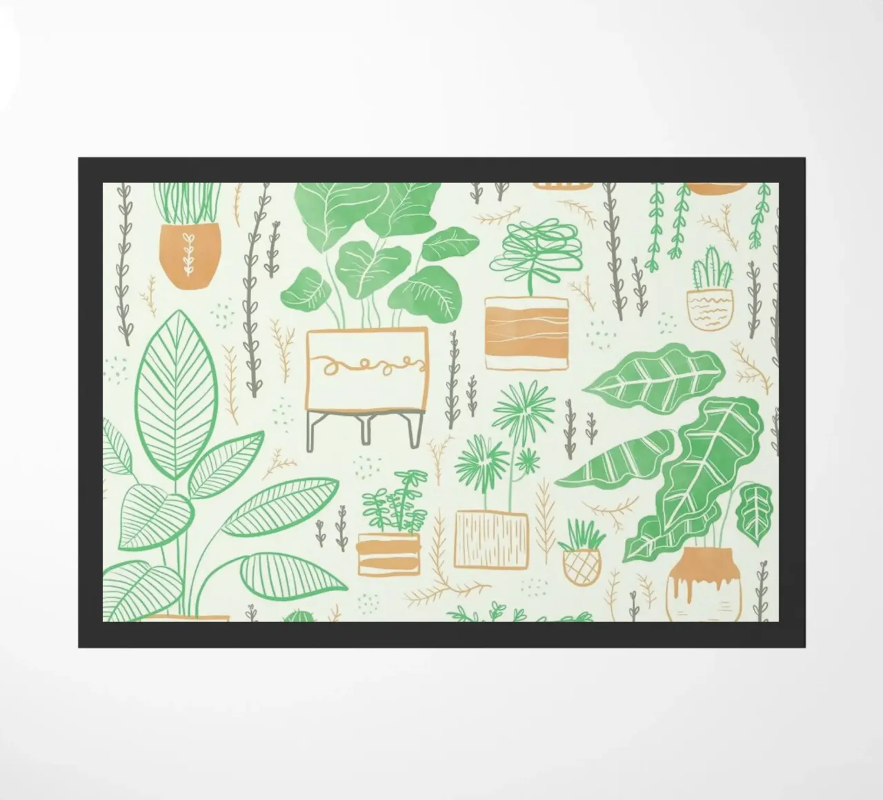 Plants doormat by Moira Scicluna Zahra