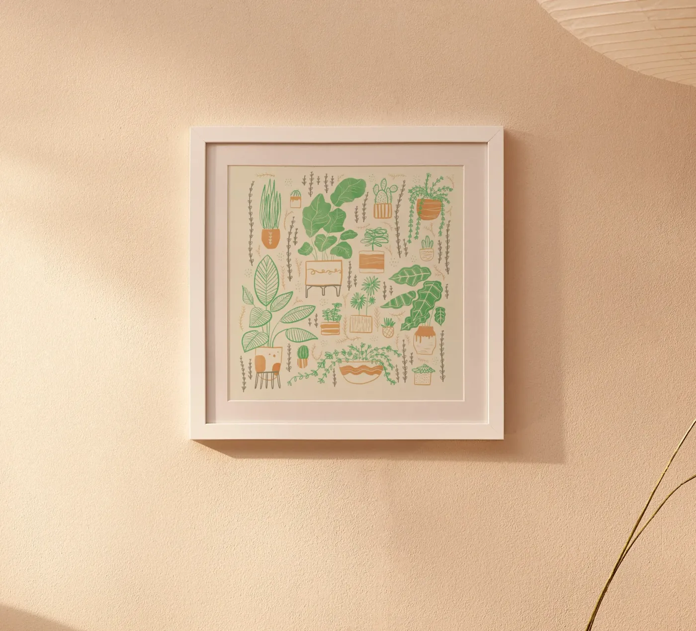 Plants poster by Moira Scicluna Zahra