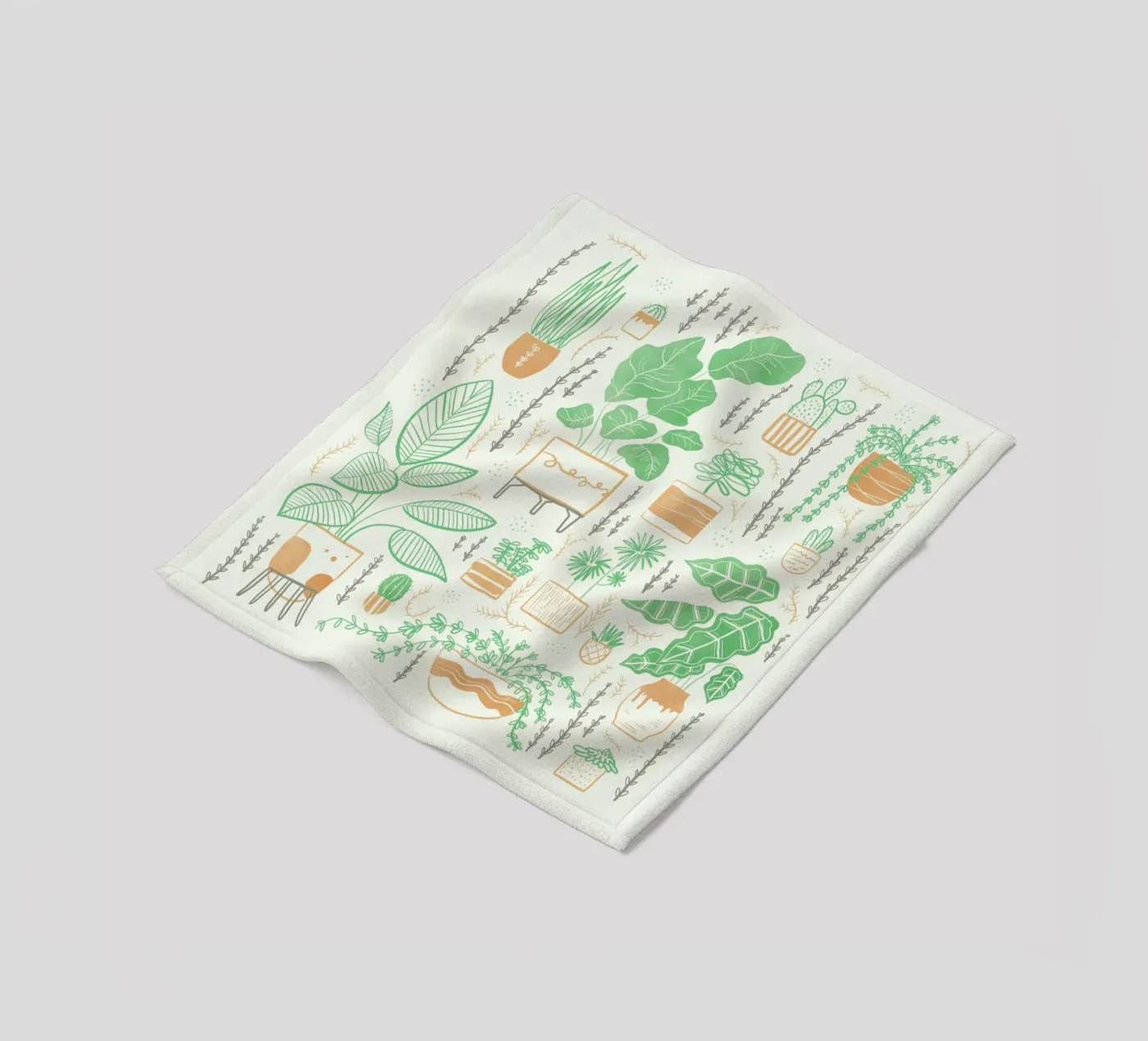 Plants fleecedeken van Moira Scicluna Zahra