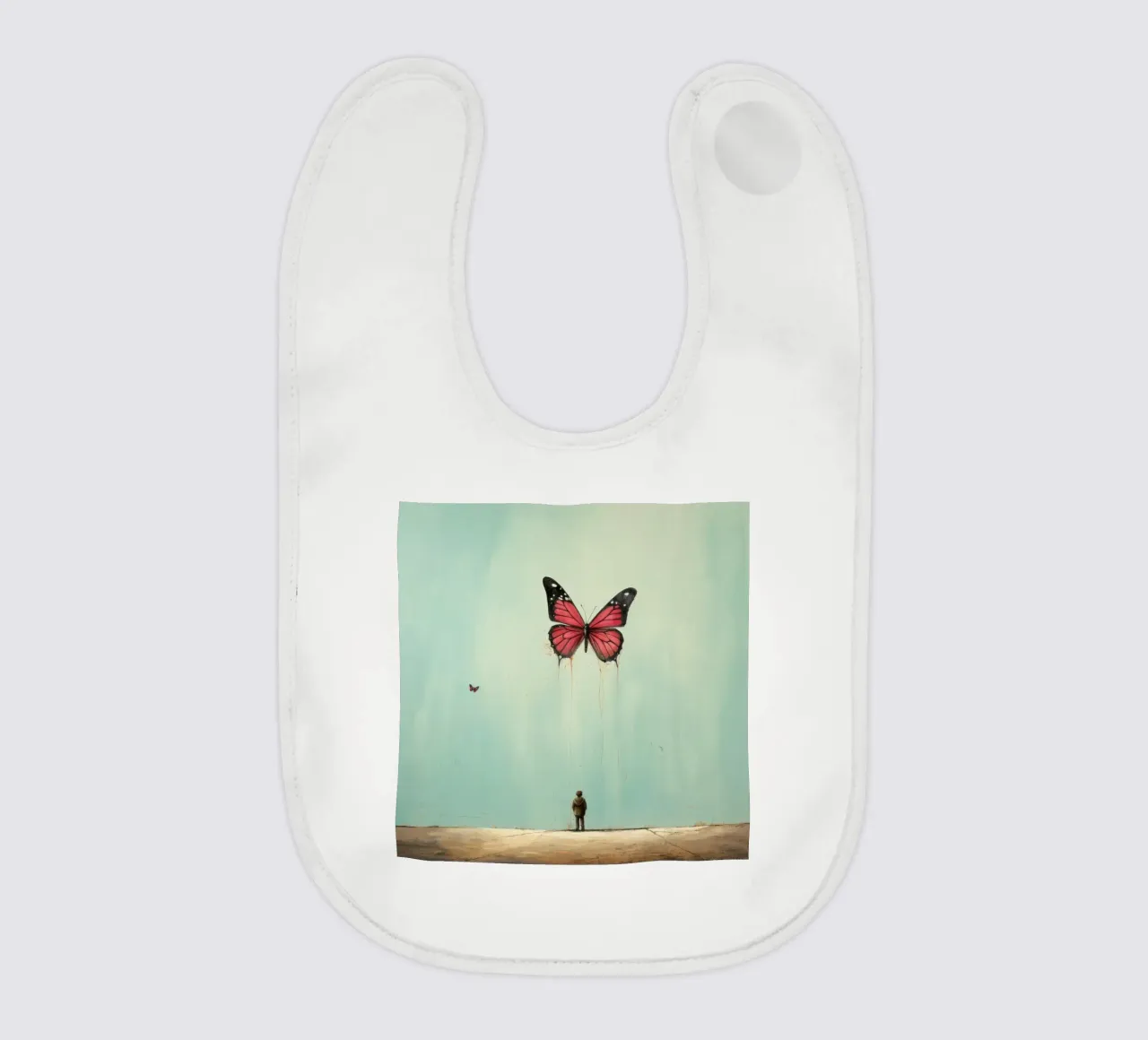 Minimal Butterfly bavaglino da Minimal Animal Art