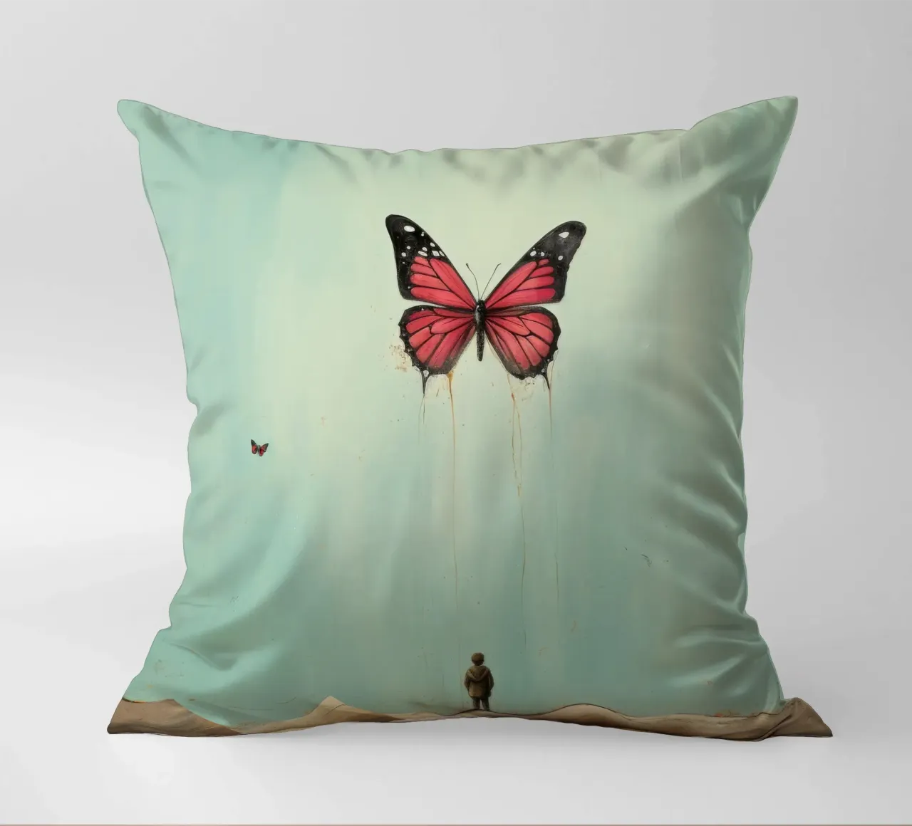 Farfalla minimale 2 cuscino da Minimal Animal Art