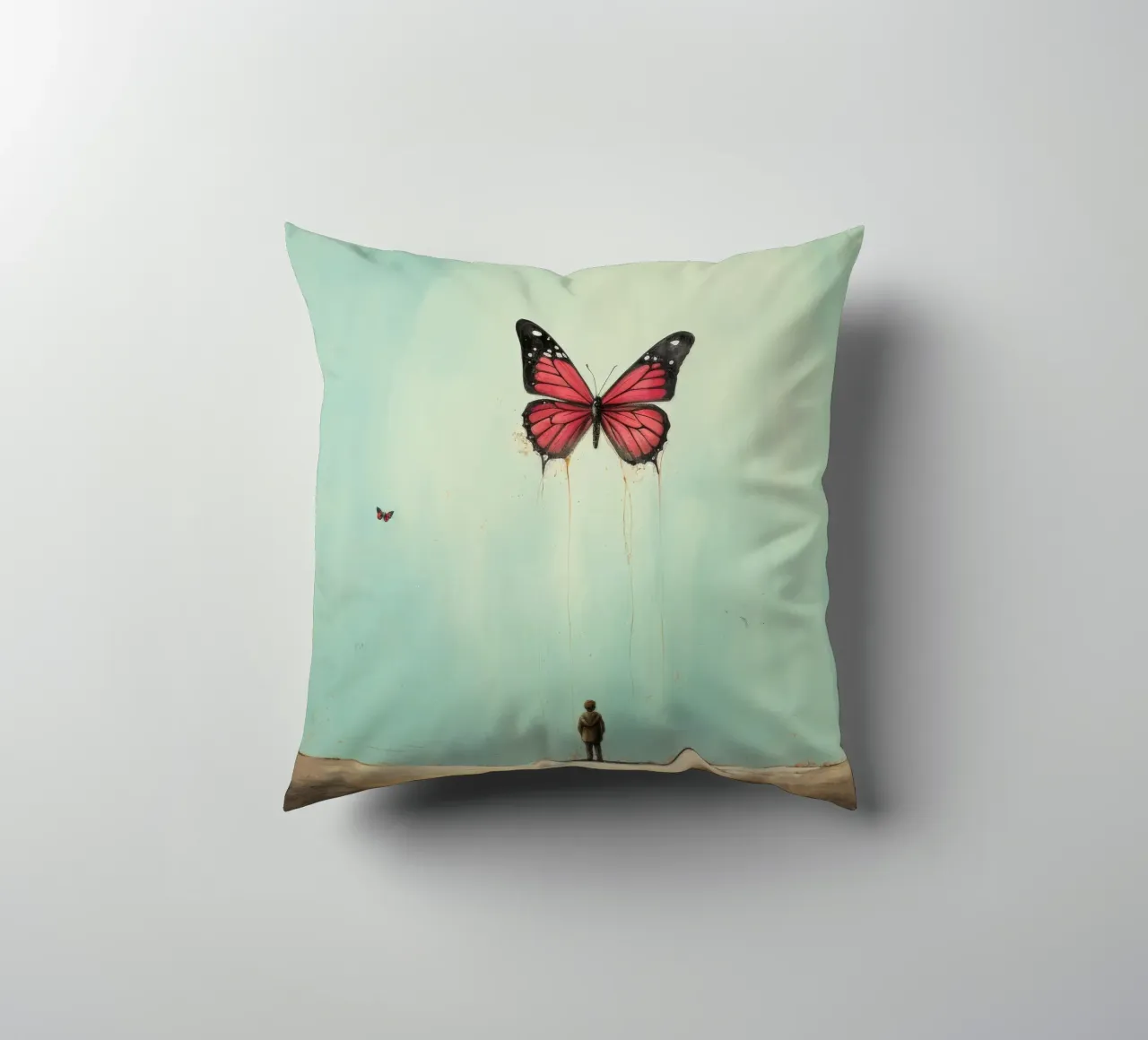 Farfalla minimale 2 cuscino da Minimal Animal Art