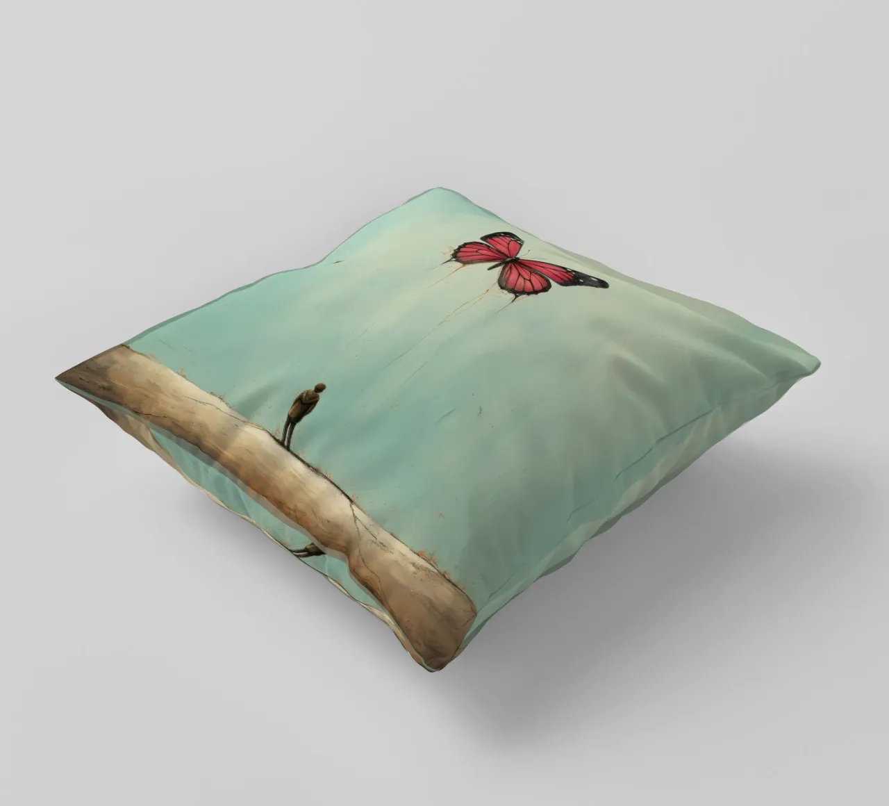 Farfalla minimale 2 cuscino da Minimal Animal Art