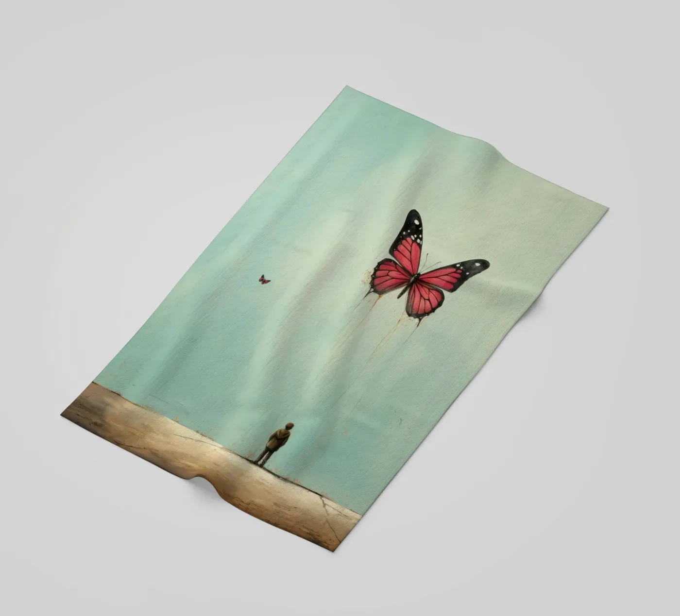 Minimal Butterfly telo mare da Minimal Animal Art