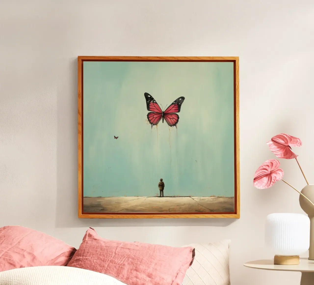 Minimal Butterfly 2 acrylic glass by Minimal Animal Art
