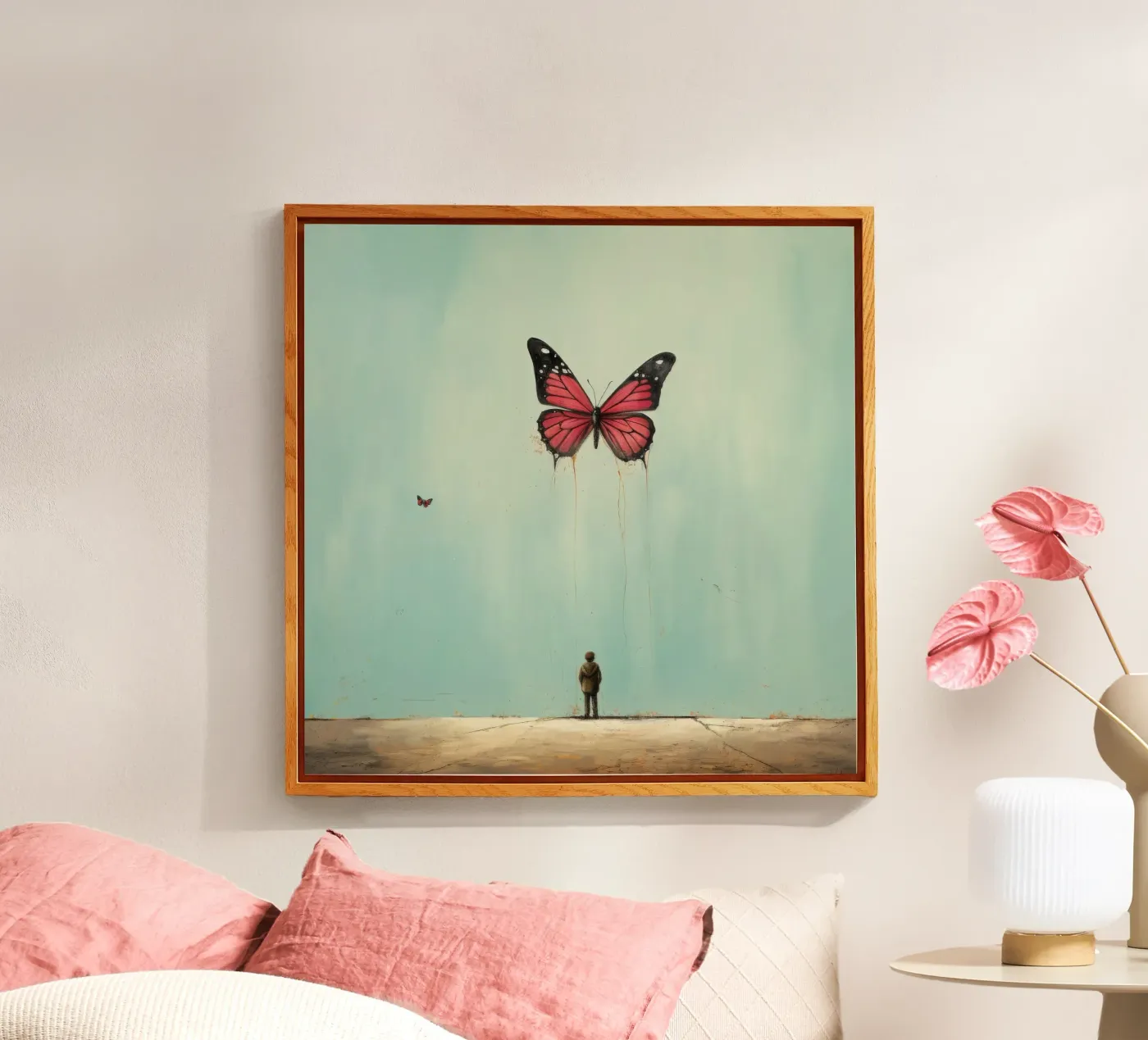 Papillon minimaliste plexiglas de Minimal Animal Art