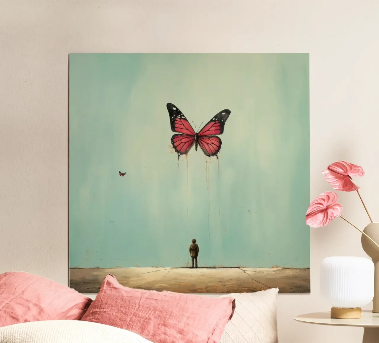 Farfalla minimale 2 poster da Minimal Animal Art