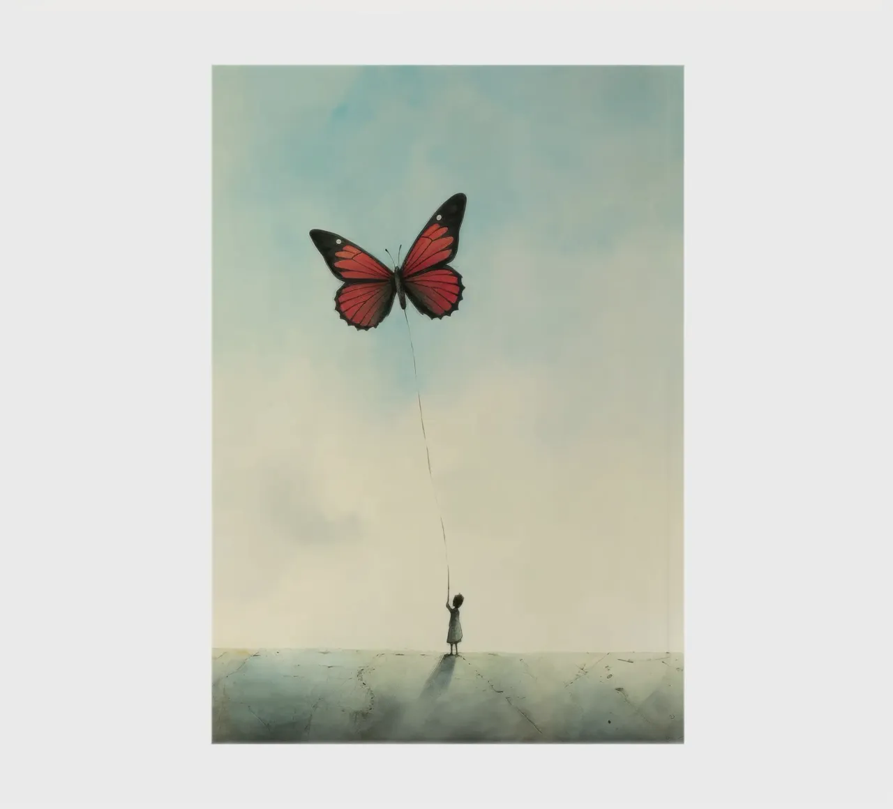 Minimal Butterfly 3 notebook by Minimal Animal Art