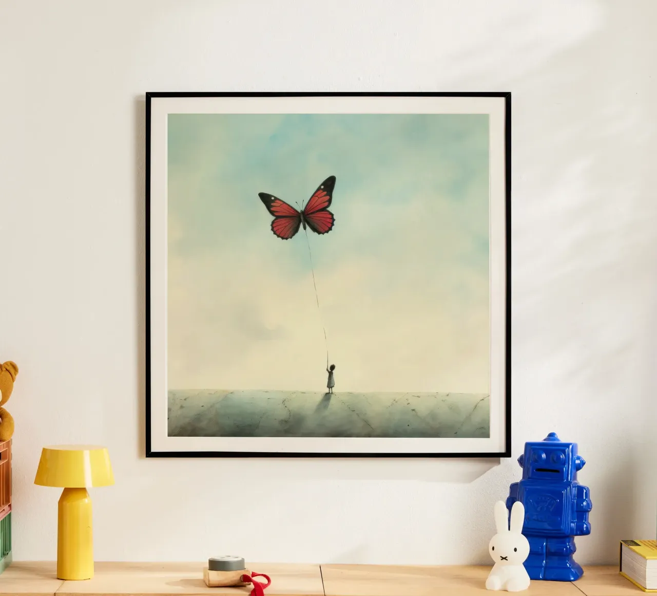 Farfalla minimale poster da Minimal Animal Art