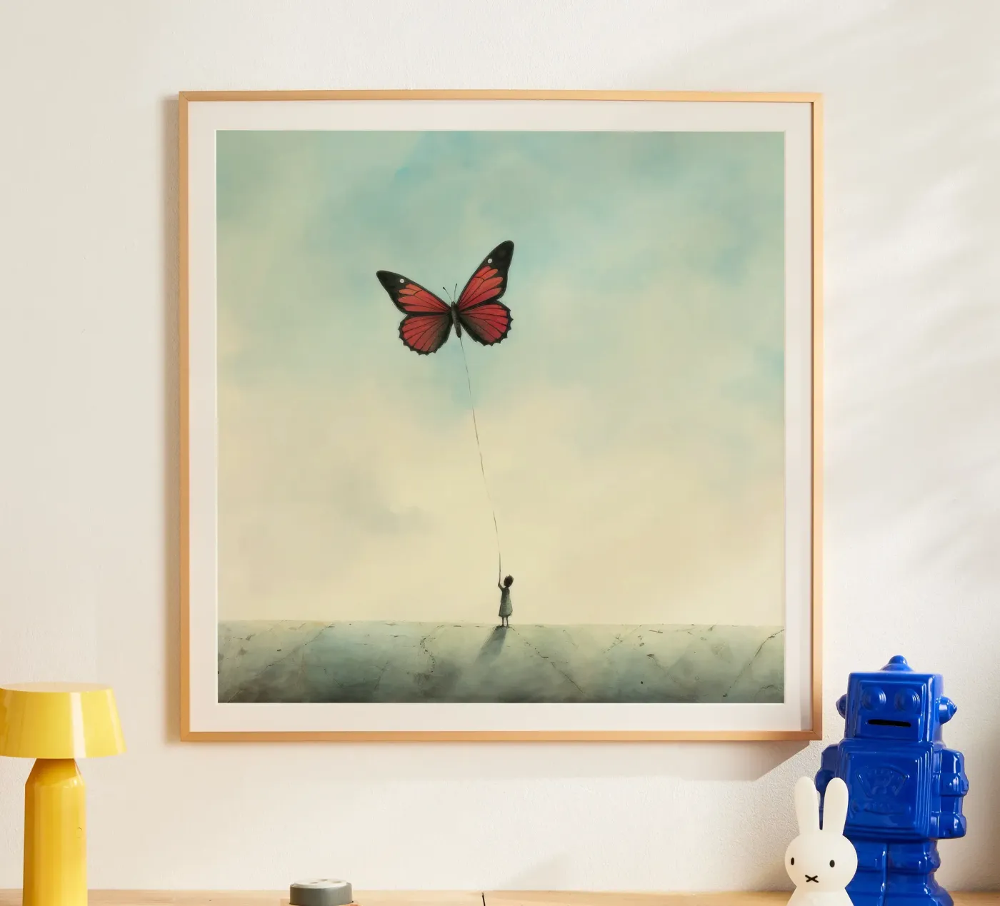 Minimal Butterfly Poster von Minimal Animal Art