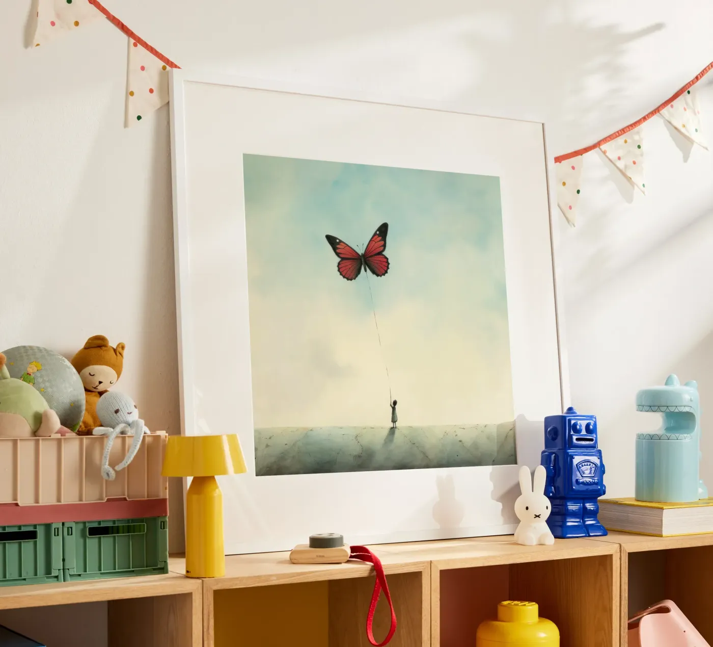 Minimal Butterfly Poster von Minimal Animal Art