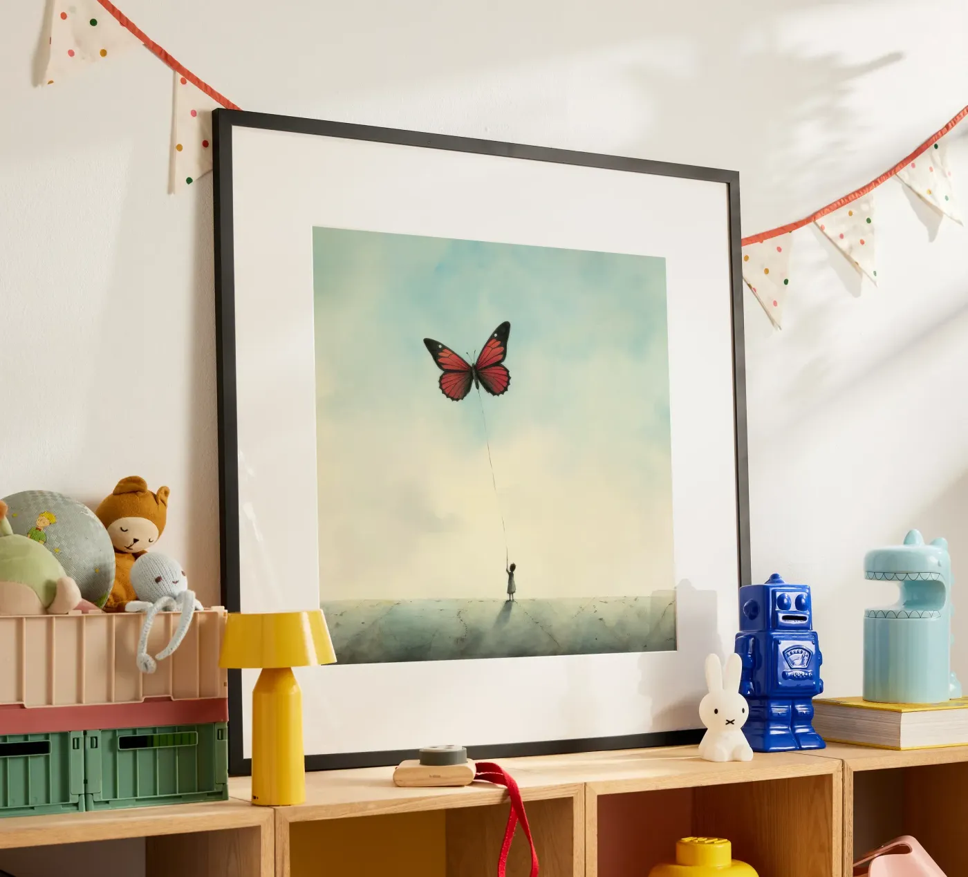 Minimal Butterfly Poster von Minimal Animal Art