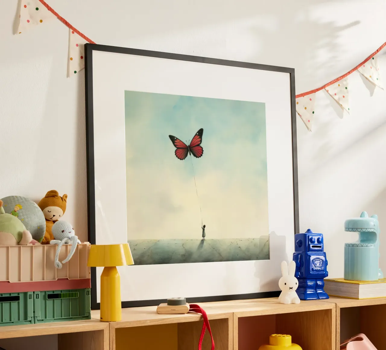 Farfalla minimale poster da Minimal Animal Art