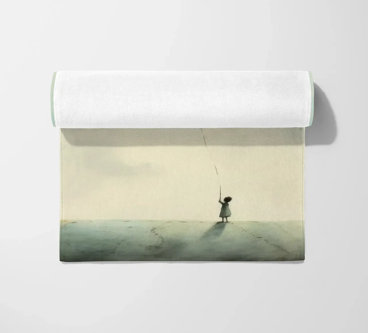 Farfalla minimale telo mare da Minimal Animal Art