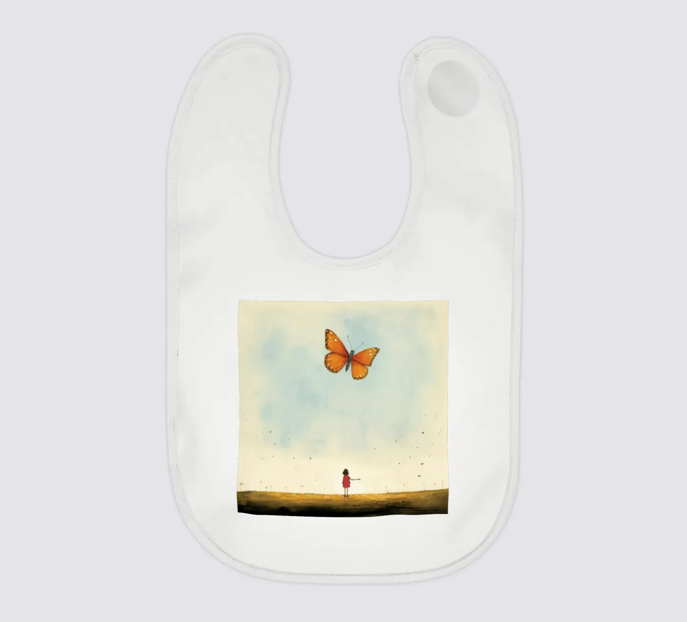 Farfalla minimale bavaglino da Minimal Animal Art