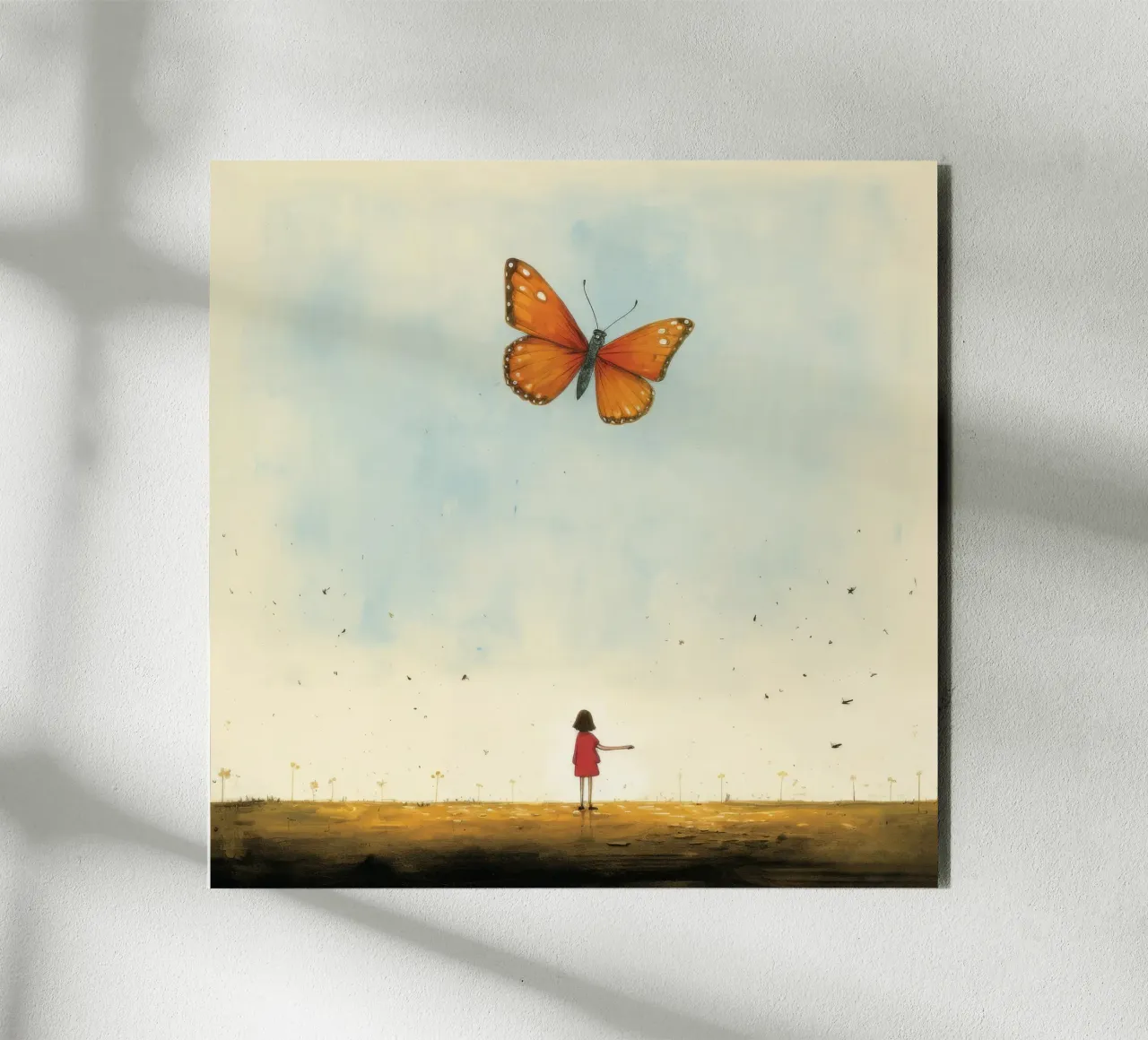 Farfalla minimale 4 alluminio dibond da Minimal Animal Art