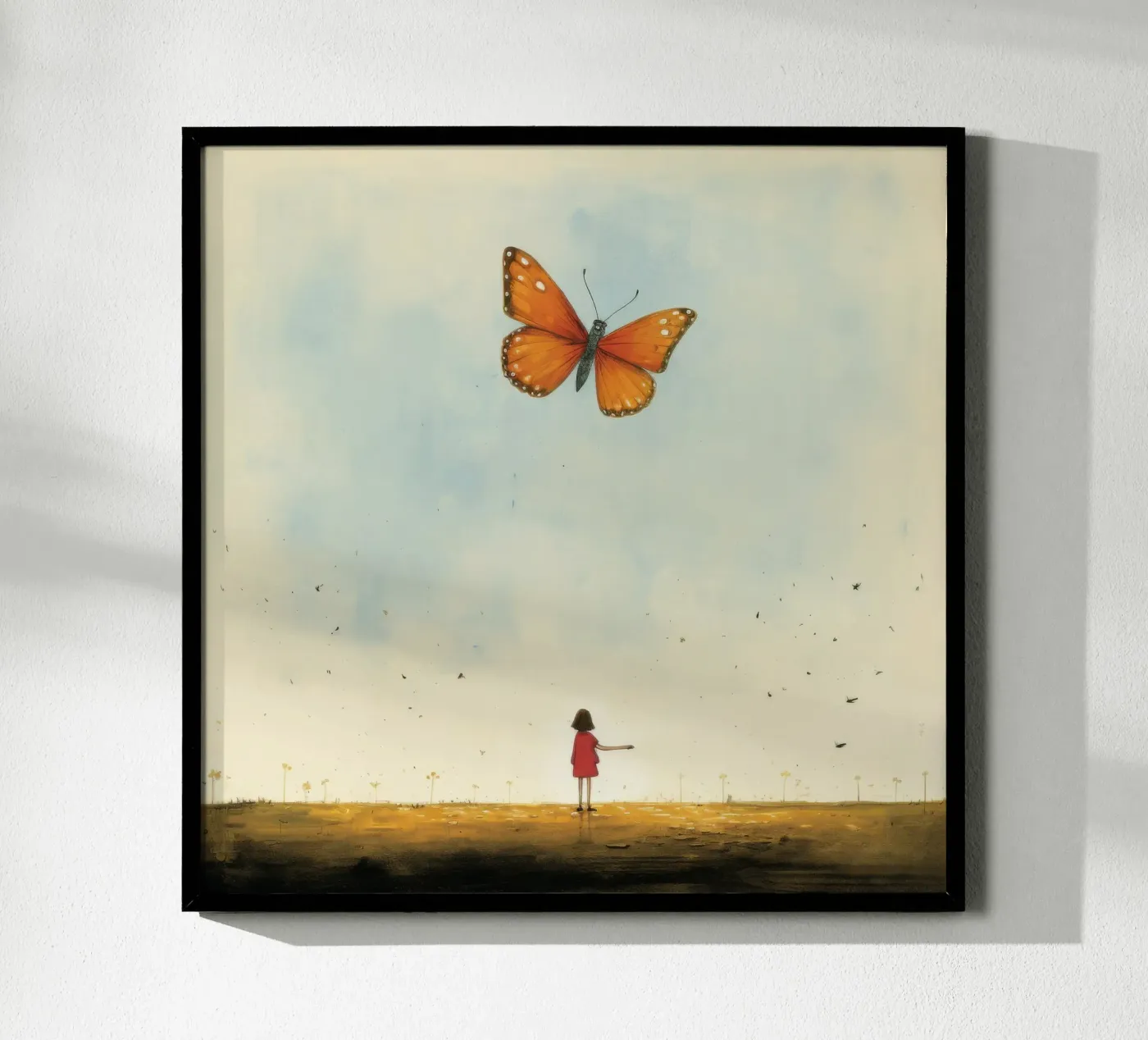 Farfalla minimale poster da Minimal Animal Art