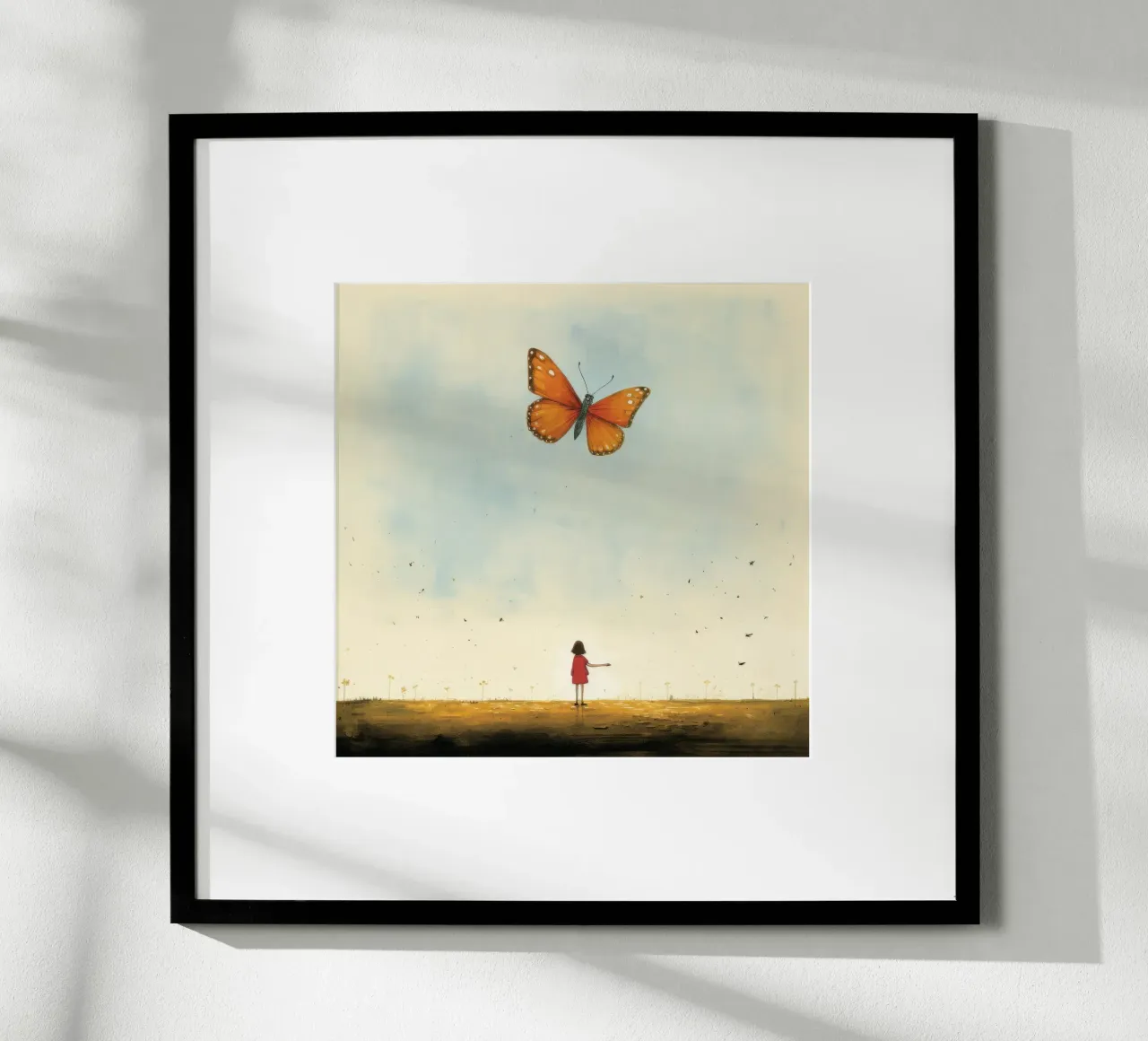 Farfalla minimale 4 poster da Minimal Animal Art