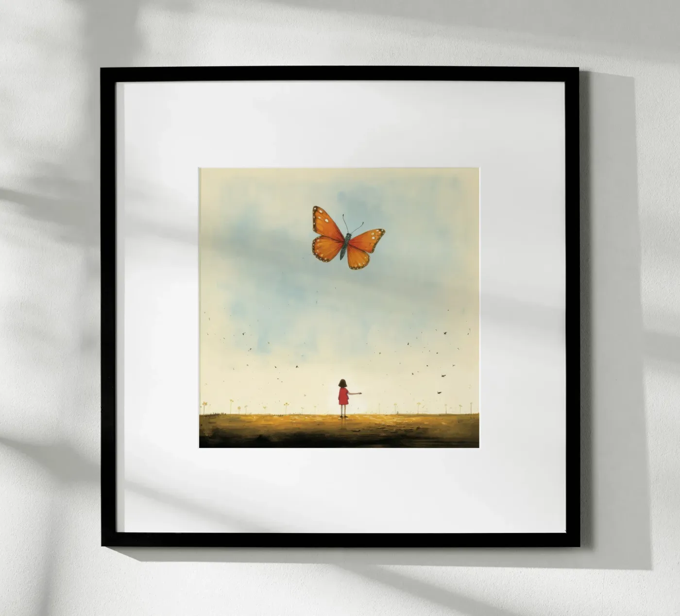 Farfalla minimale poster da Minimal Animal Art