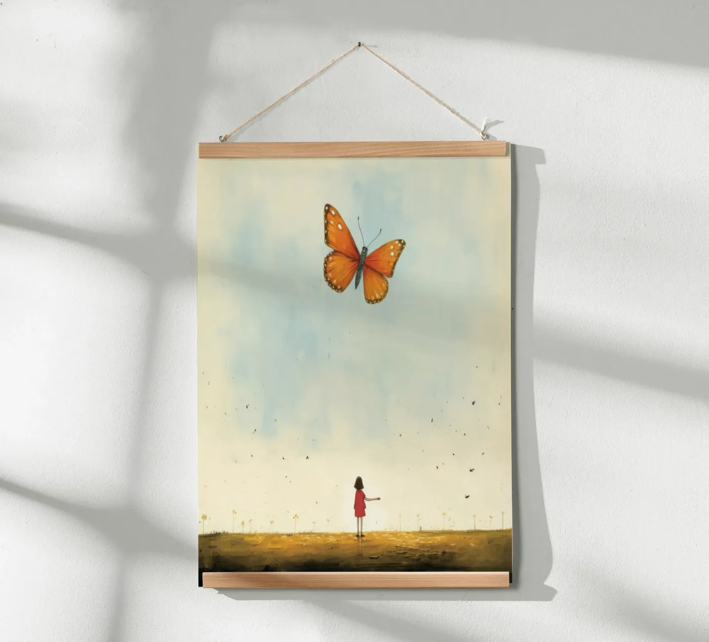 Farfalla minimale poster da Minimal Animal Art