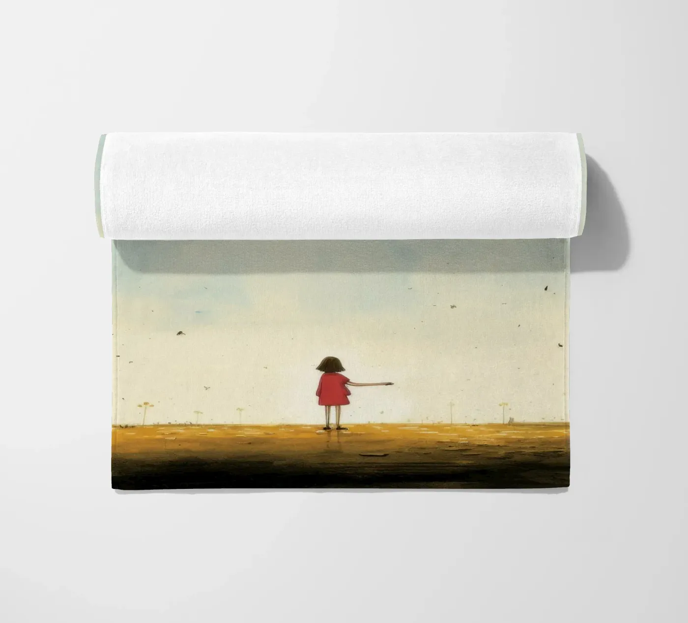 Farfalla minimale telo mare da Minimal Animal Art
