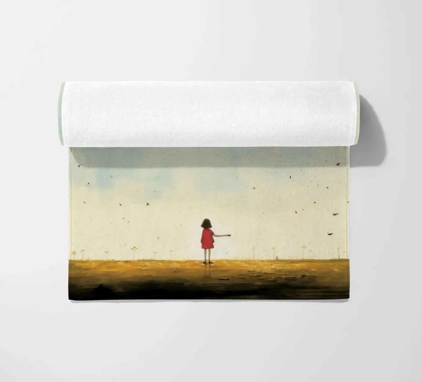 Farfalla minimale telo mare da Minimal Animal Art
