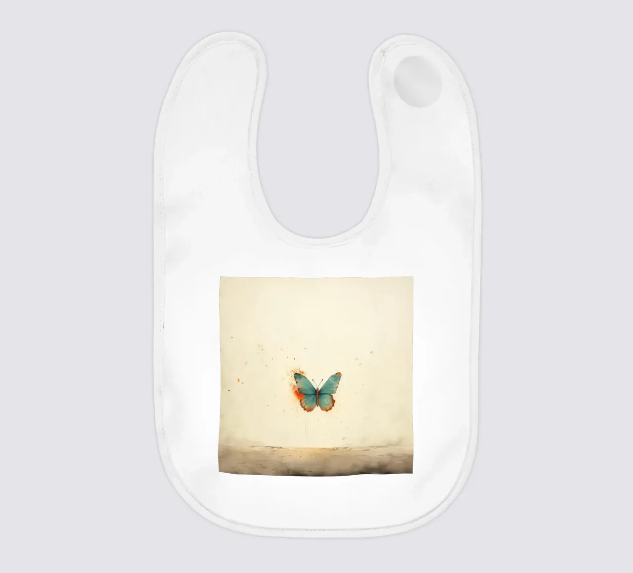 Farfalla minimale bavaglino da Minimal Animal Art