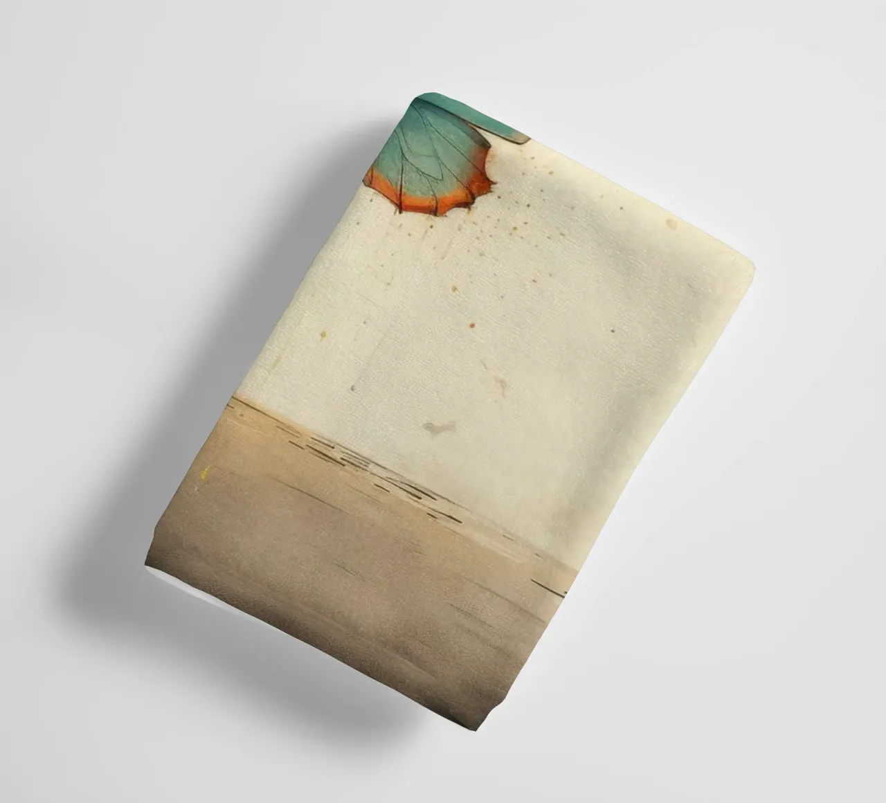 Minimal Butterfly 1 towel by Minimal Animal Art