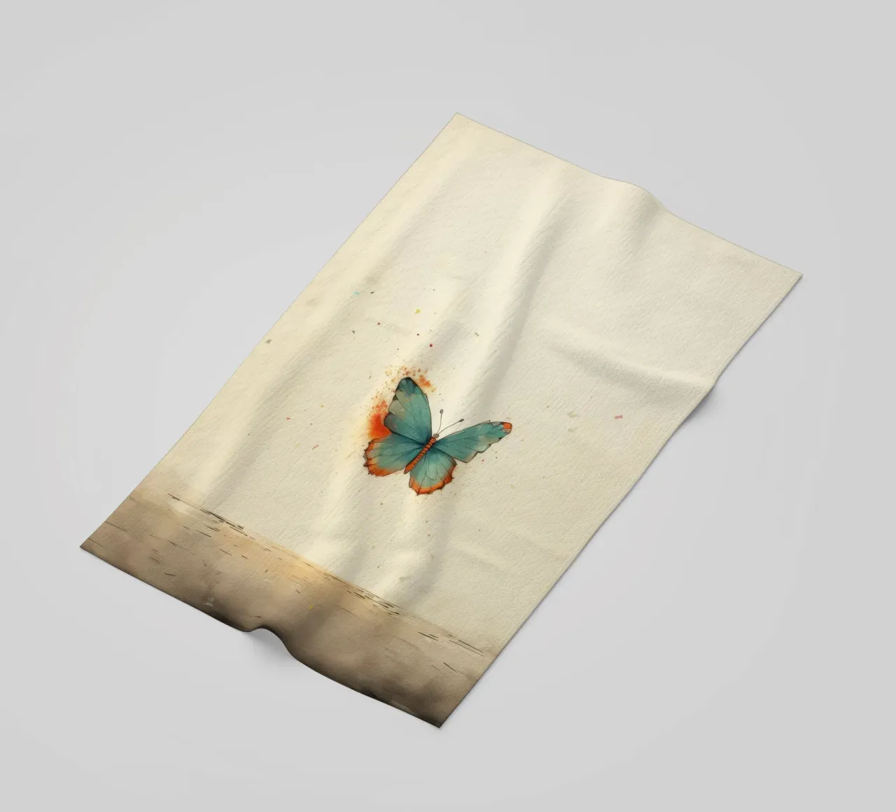 Farfalla minima 1 telo mare da Minimal Animal Art