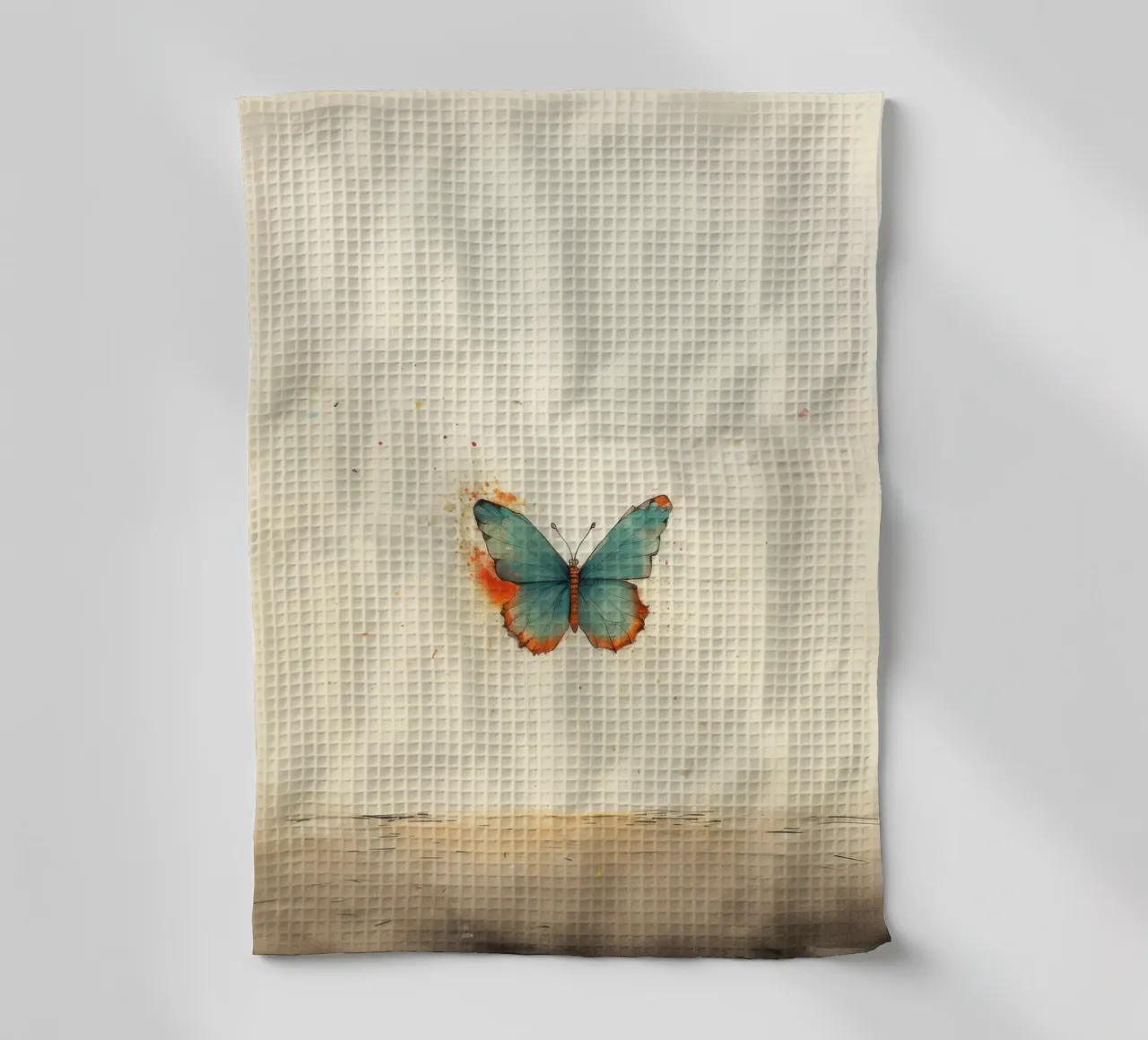 Papillon minimal 1 torchon de Minimal Animal Art