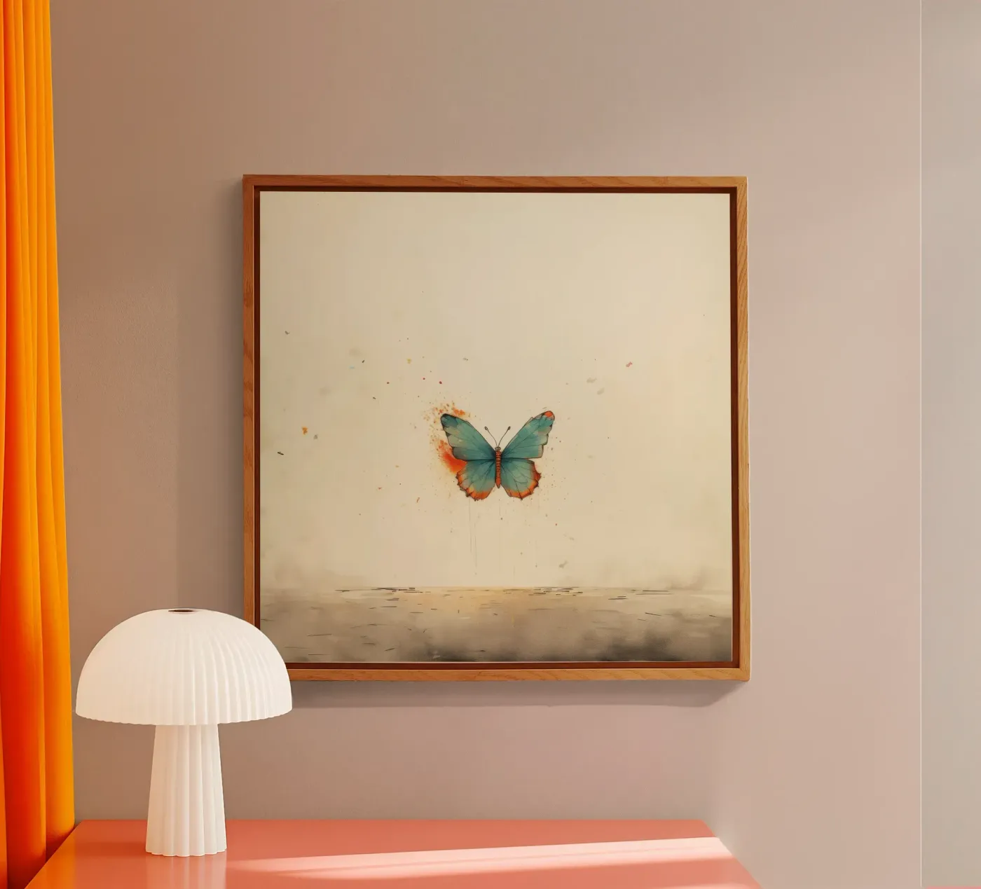 Papillon minimaliste plexiglas de Minimal Animal Art