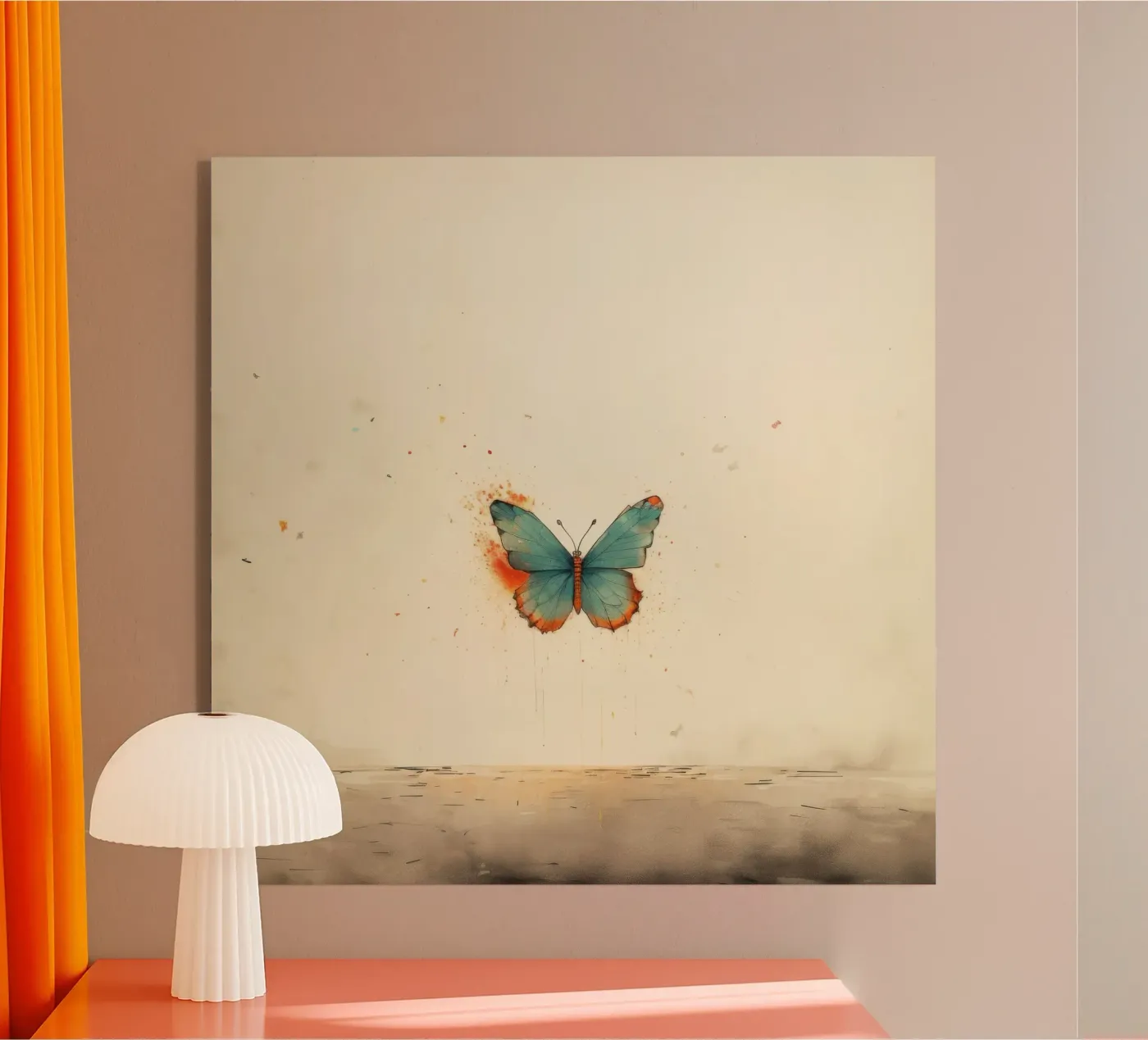 Papillon minimaliste plexiglas de Minimal Animal Art