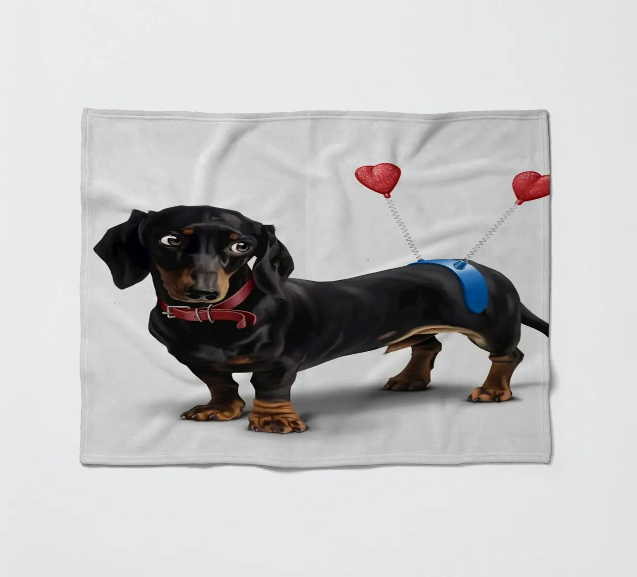 Butt (Wordless) coperta in pile da Rob Art | Illustration