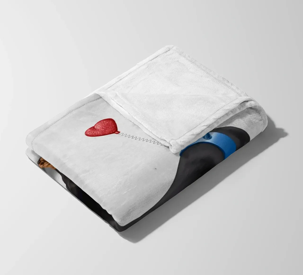 Butt (Wordless) coperta in pile da Rob Art | Illustration