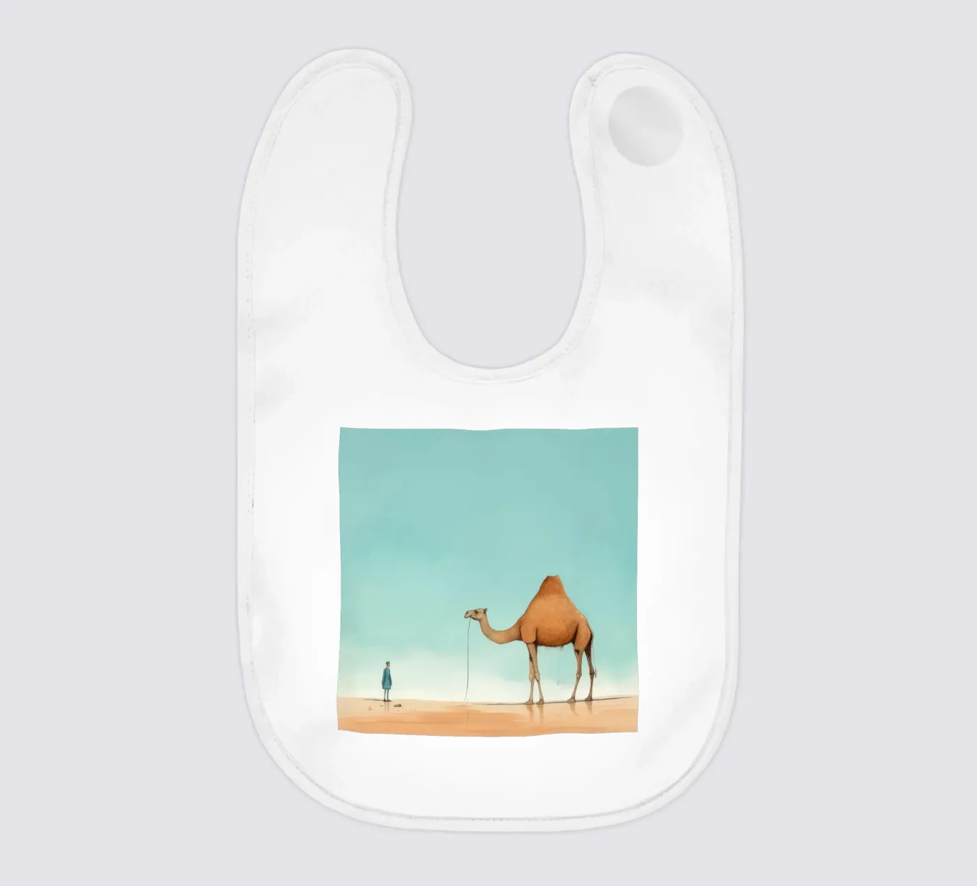 Camel minimale bavaglino da Minimal Animal Art