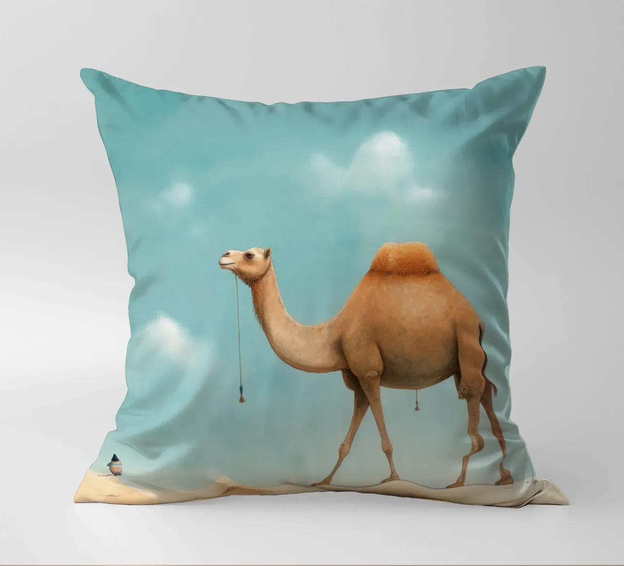Cammello minimale 3 cuscino da Minimal Animal Art