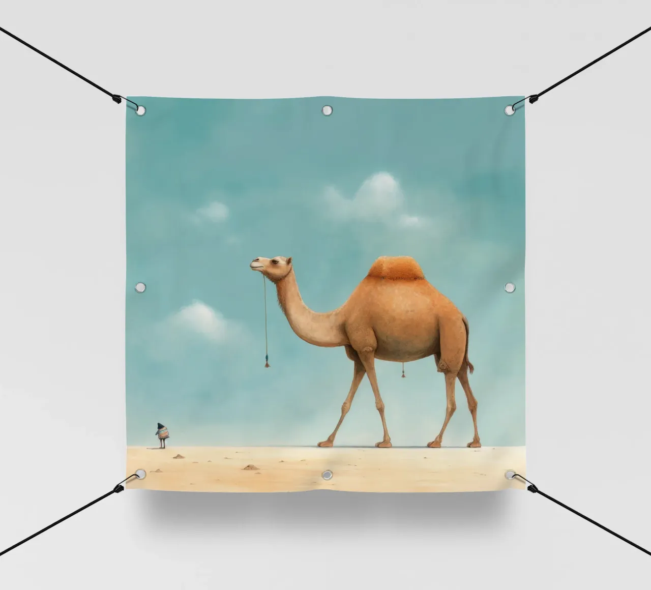Cammello minimale 3 telo in pvc da Minimal Animal Art