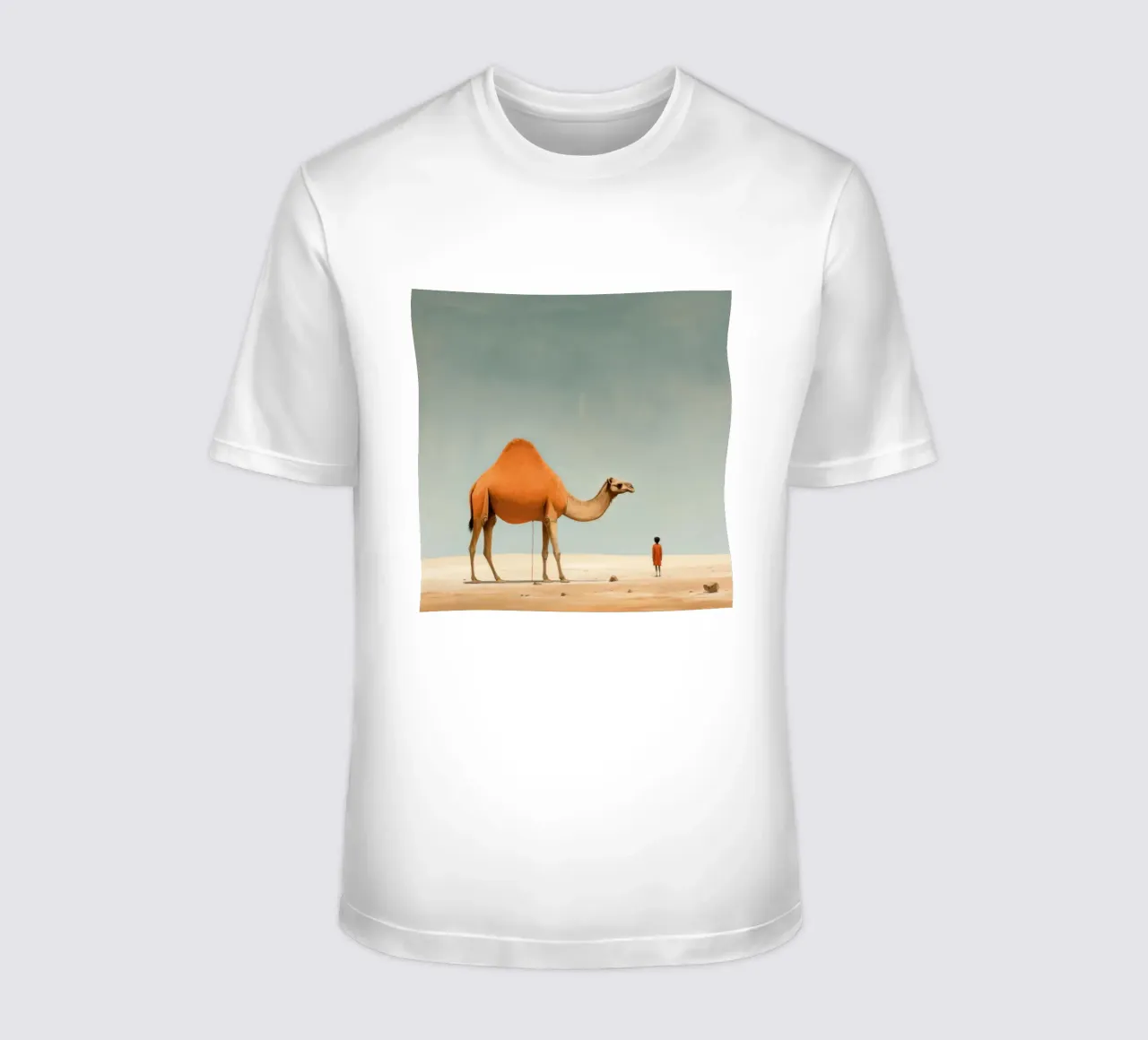 Camello mínimo 4 camiseta de Minimal Animal Art