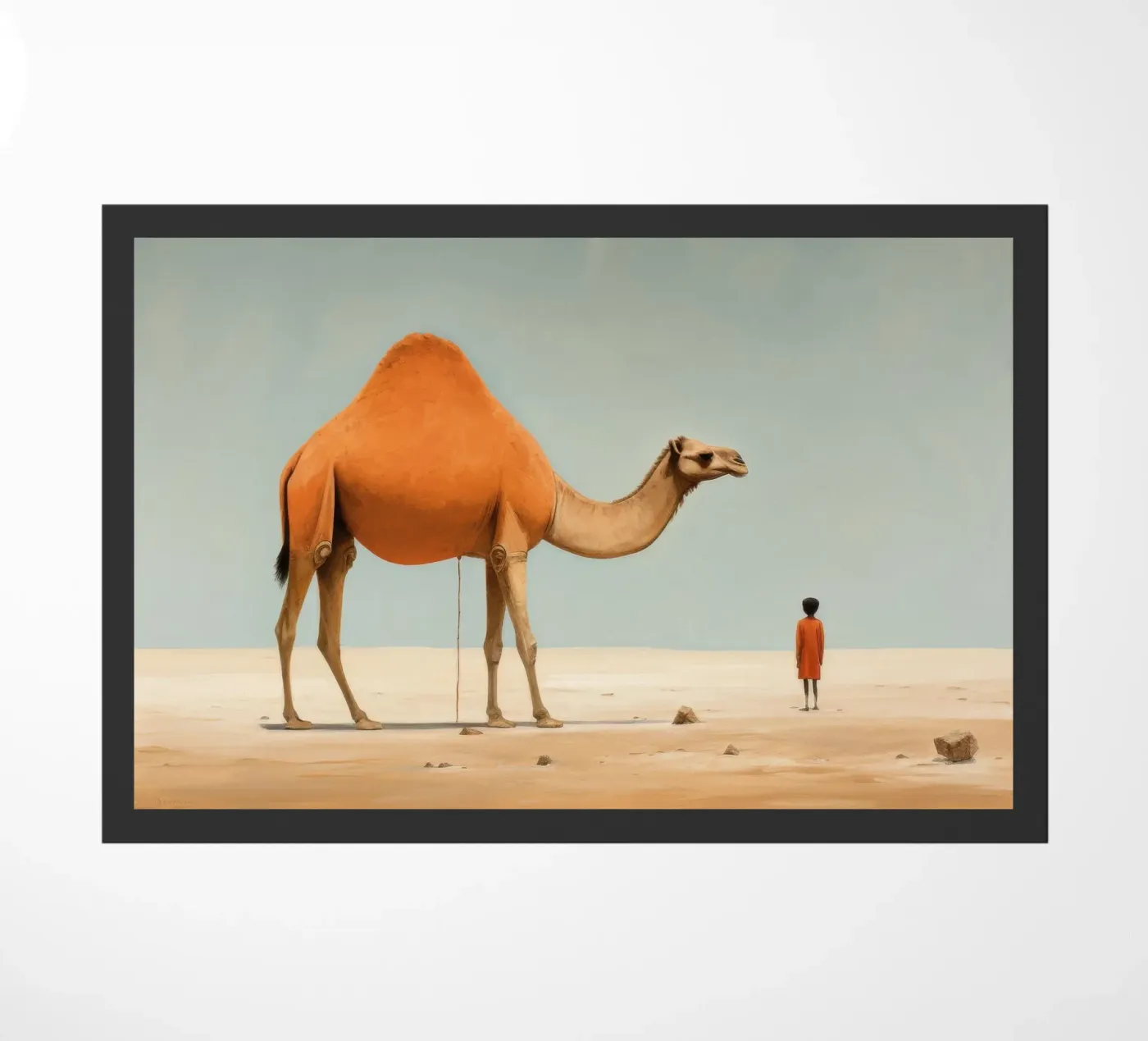 Minimal Camel Fußmatte von Minimal Animal Art