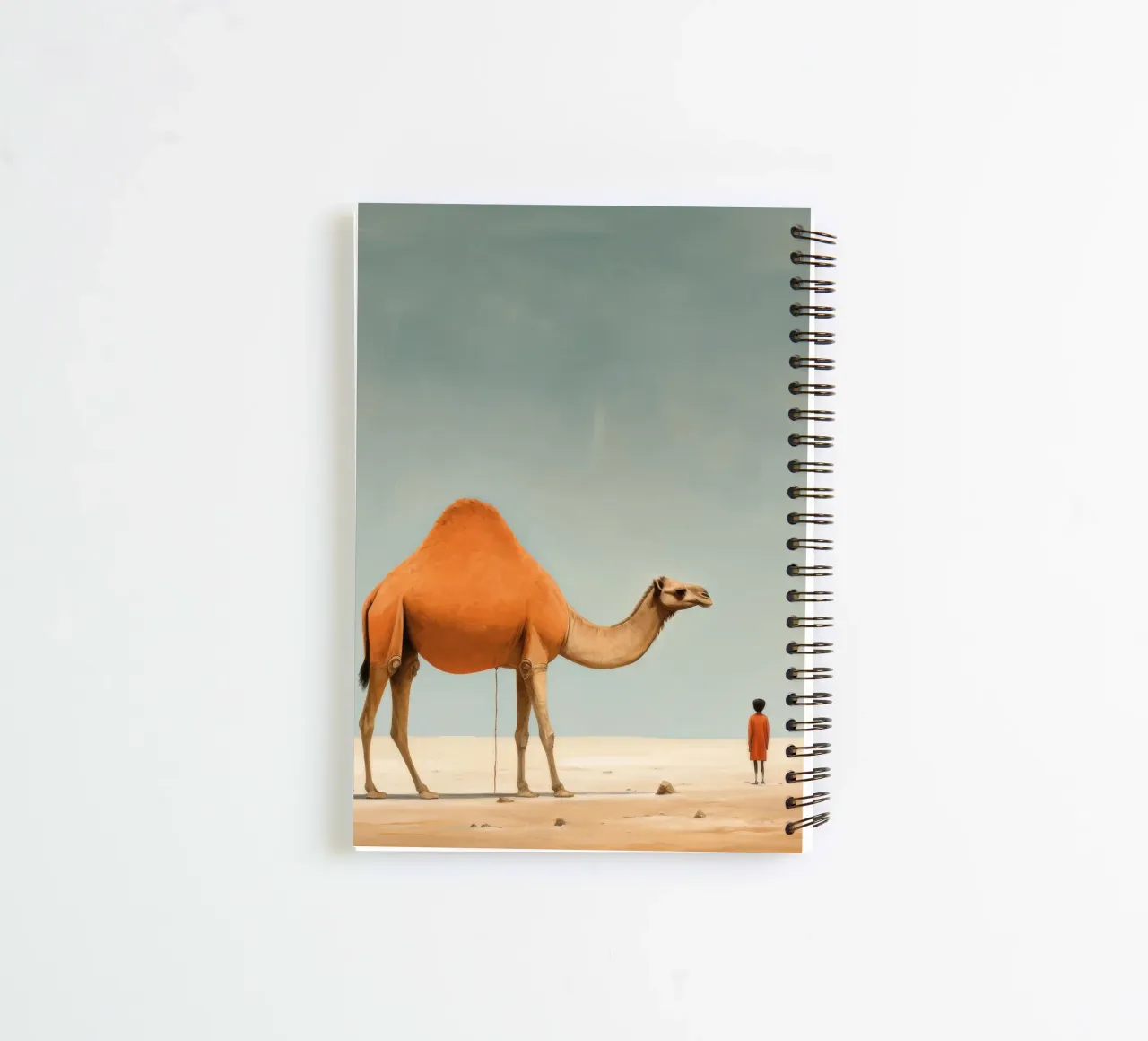 Minimal Camel 4 spiral notebook by Minimal Animal Art