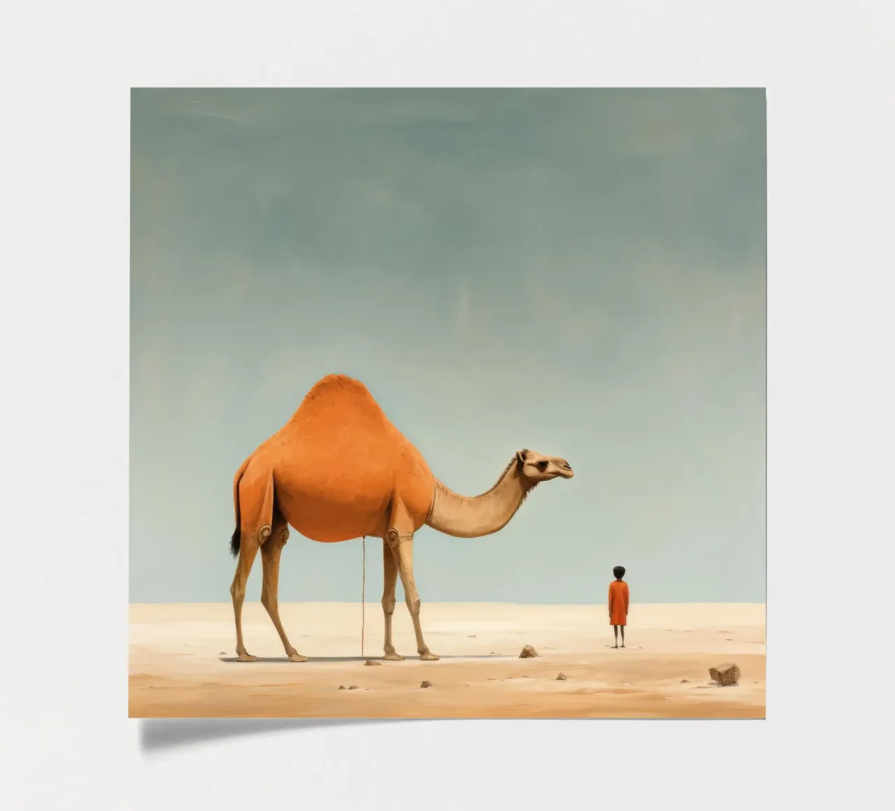 Minimal Camel 4 Stickerbogen von Minimal Animal Art