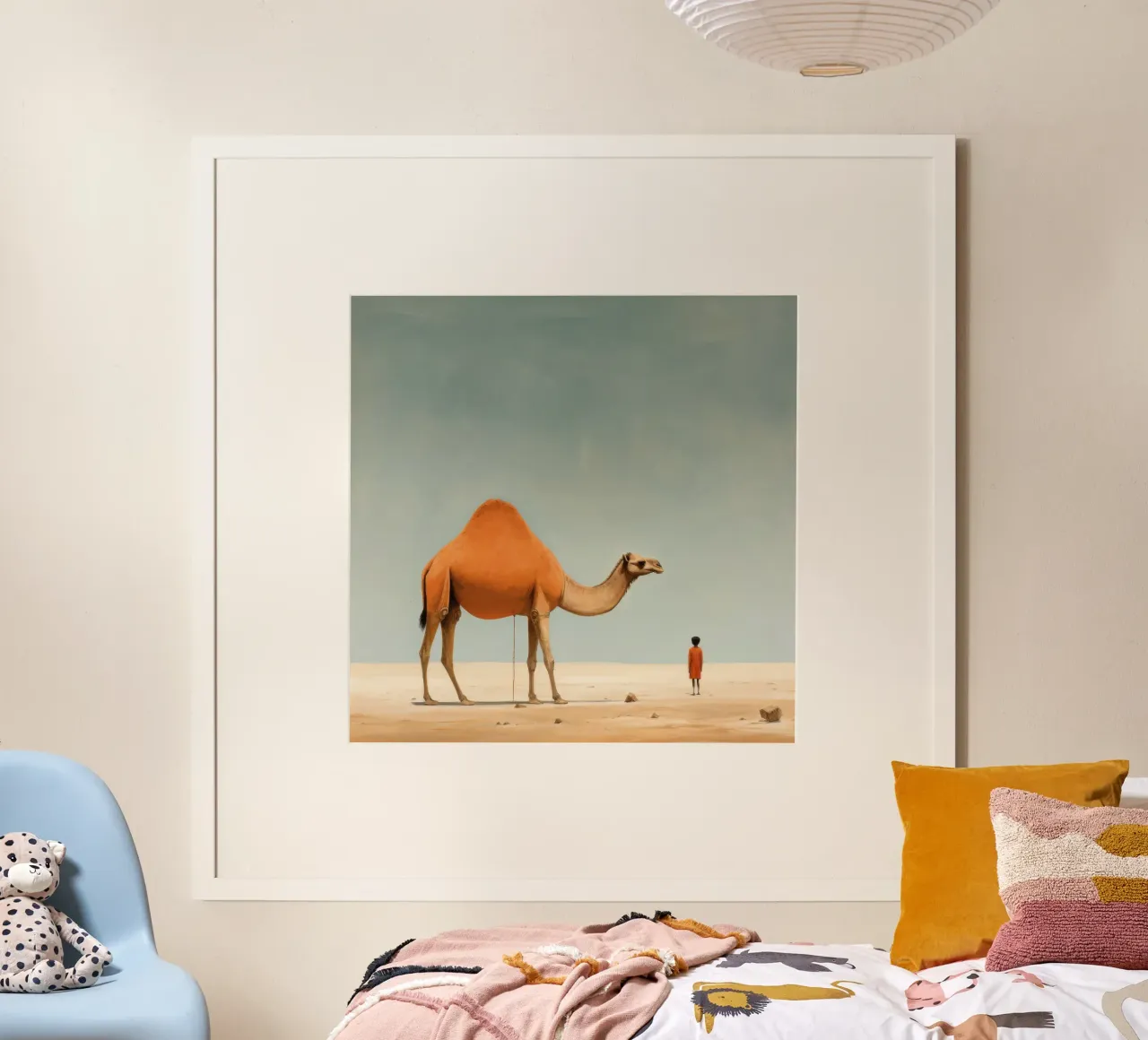 Minimal Camel 4 hahnemühle by Minimal Animal Art